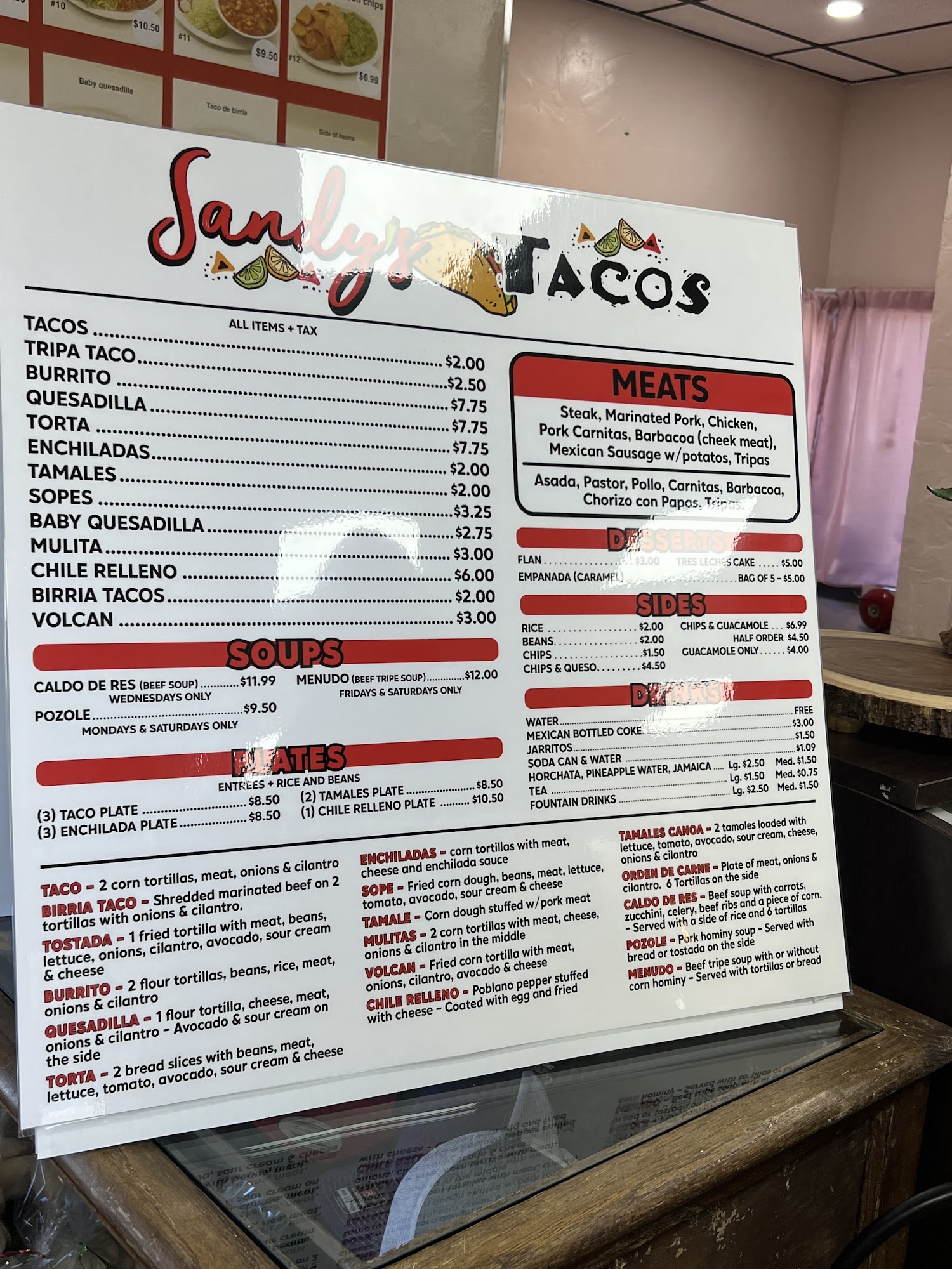 Sandy S Tacos Enid Menu Reviews Photos Restaurantji