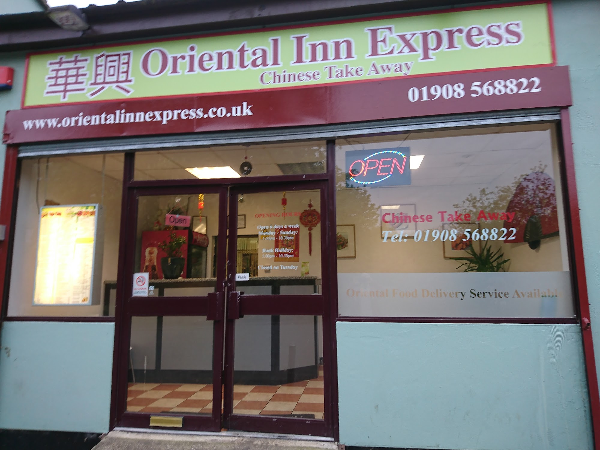 Oriental Inn Express, Chinese Food to Take Away