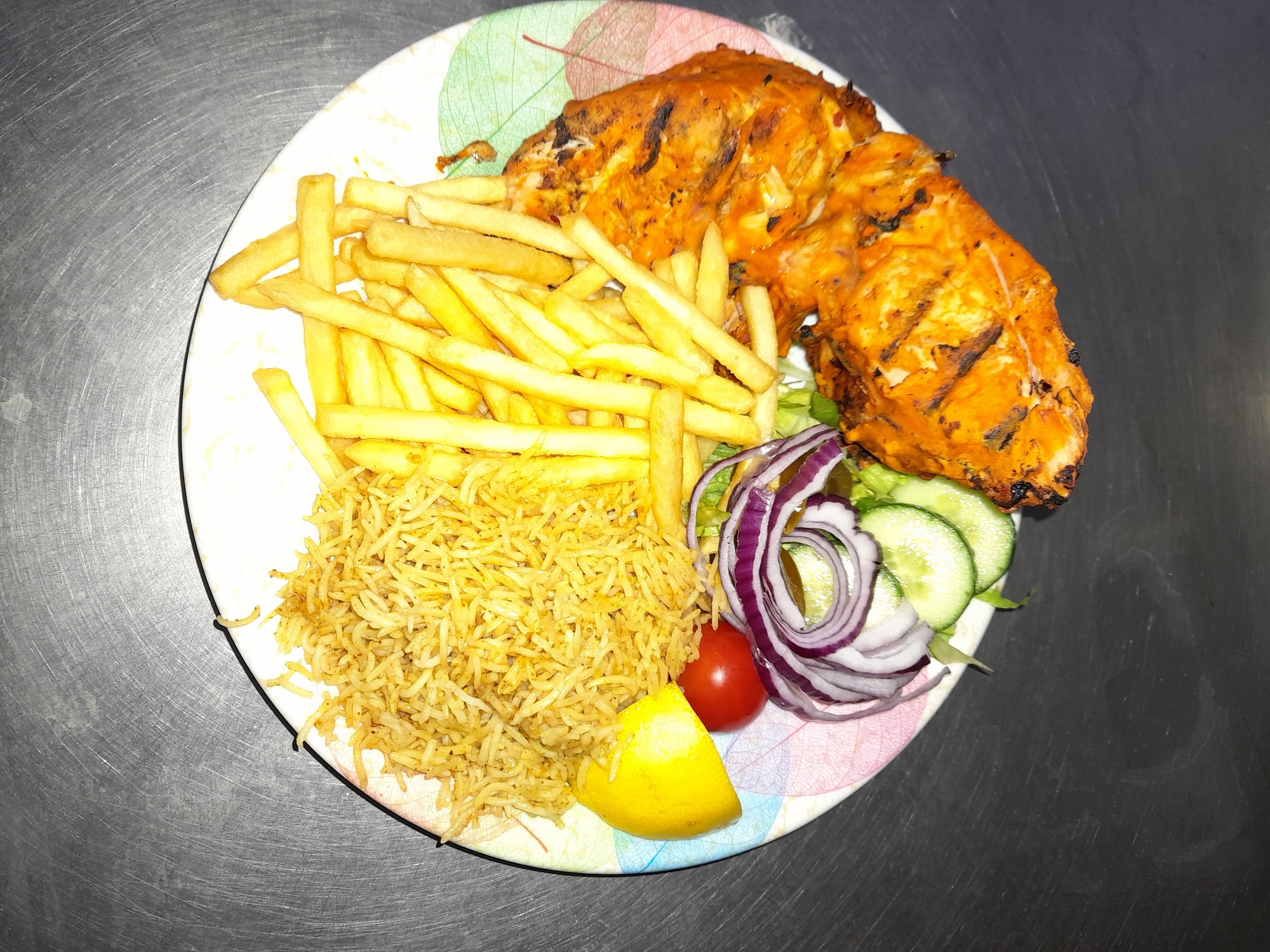 Sahara chicken fried and grilled