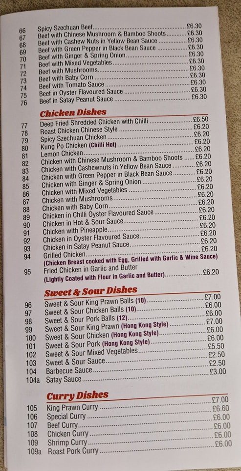 Happy Valley Chinese Rusthall