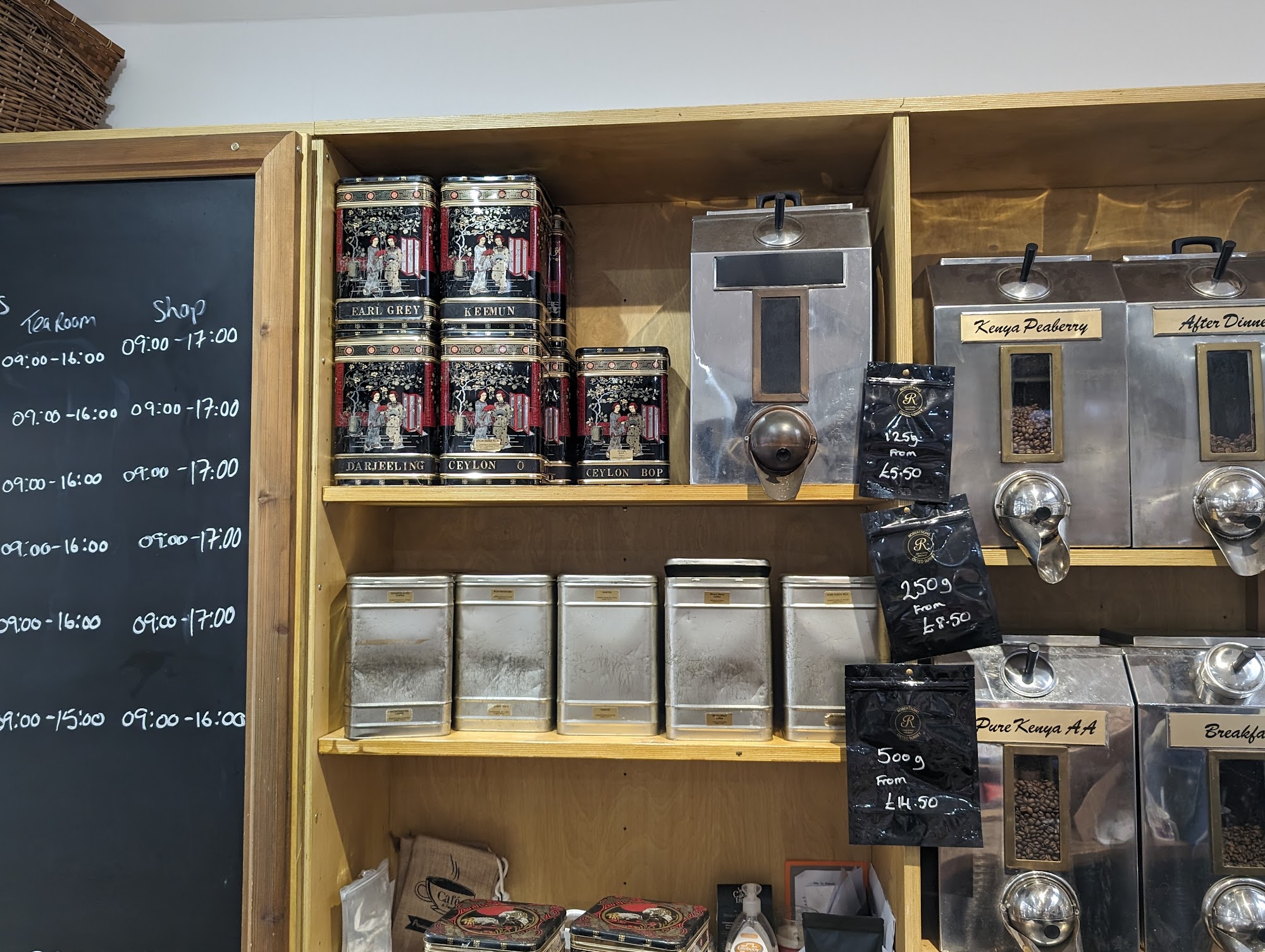 Robertsons Tea & Coffee Shop of Oxted