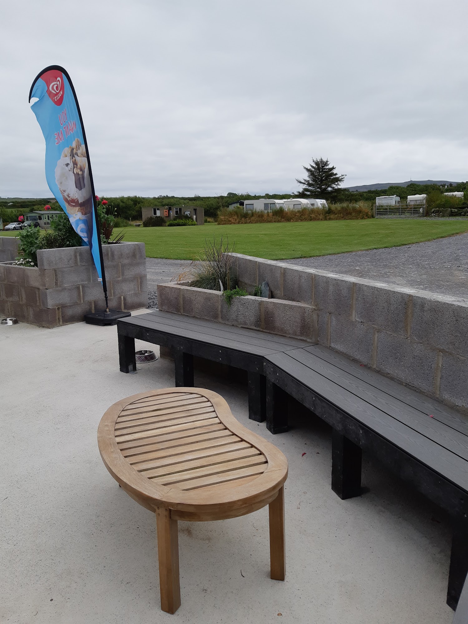 Coastal Cafe and shop Moel-y-Berth campsite