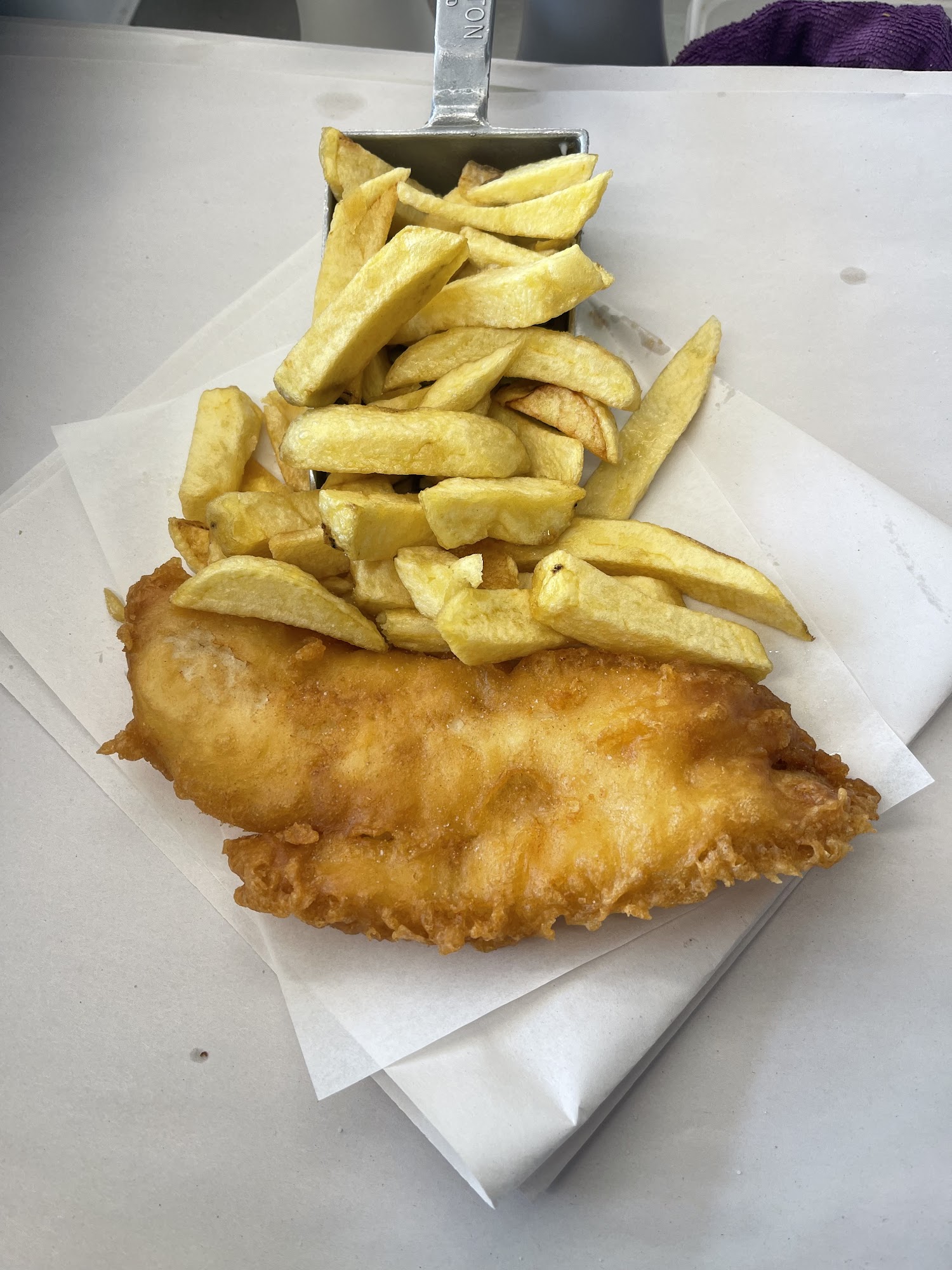 Crispy cod