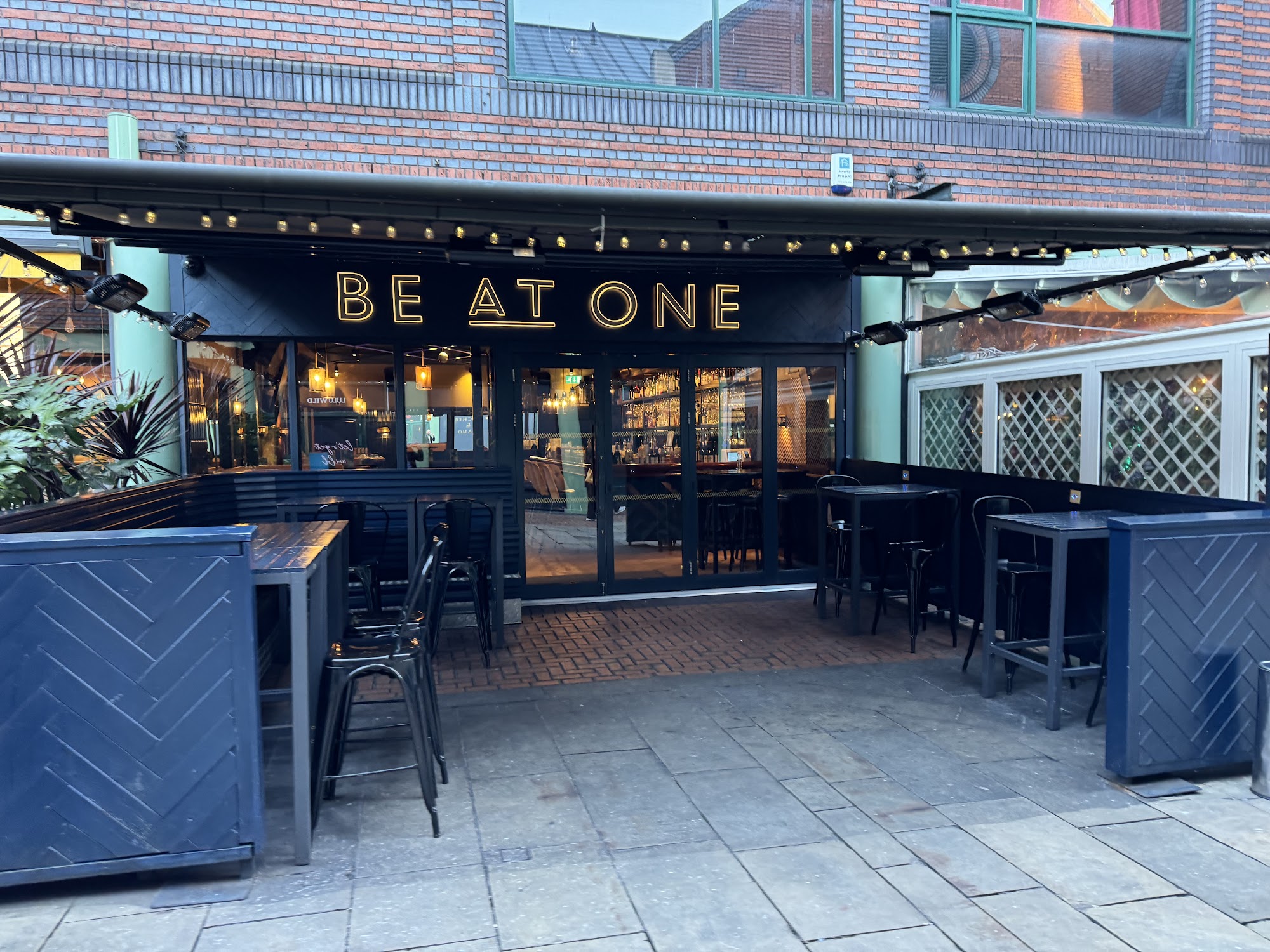 Be At One - Brindley Place Birmingham