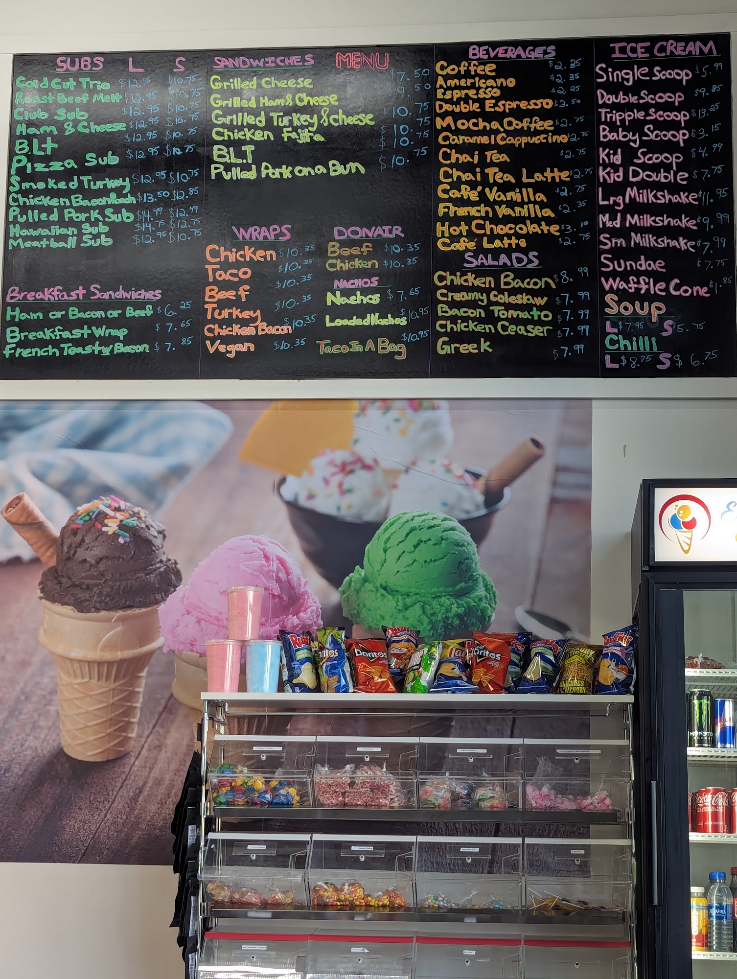 Eaties & Treats Blackfalds Menu