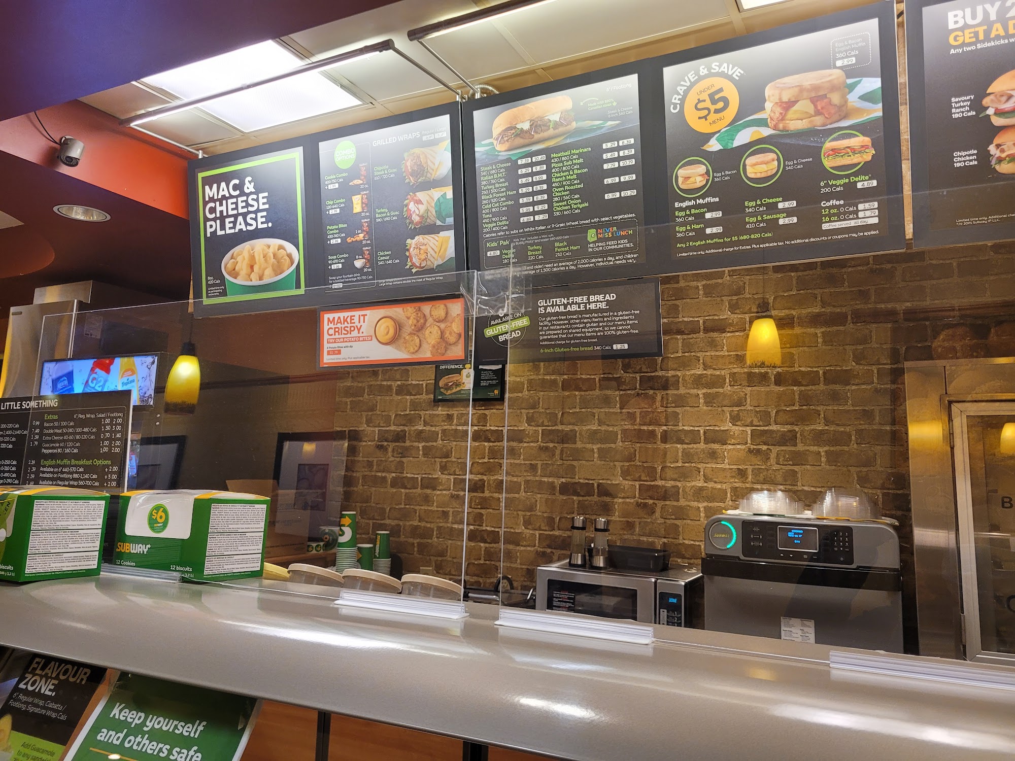 Subway Menu