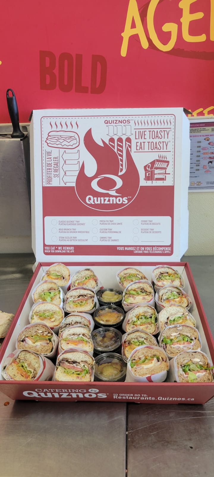 Quiznos Menu