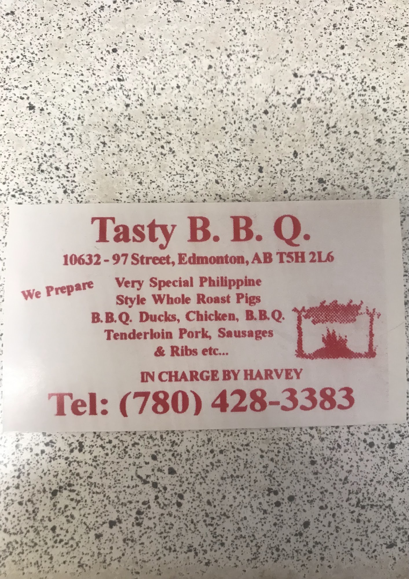 Tasty BBQ Menu
