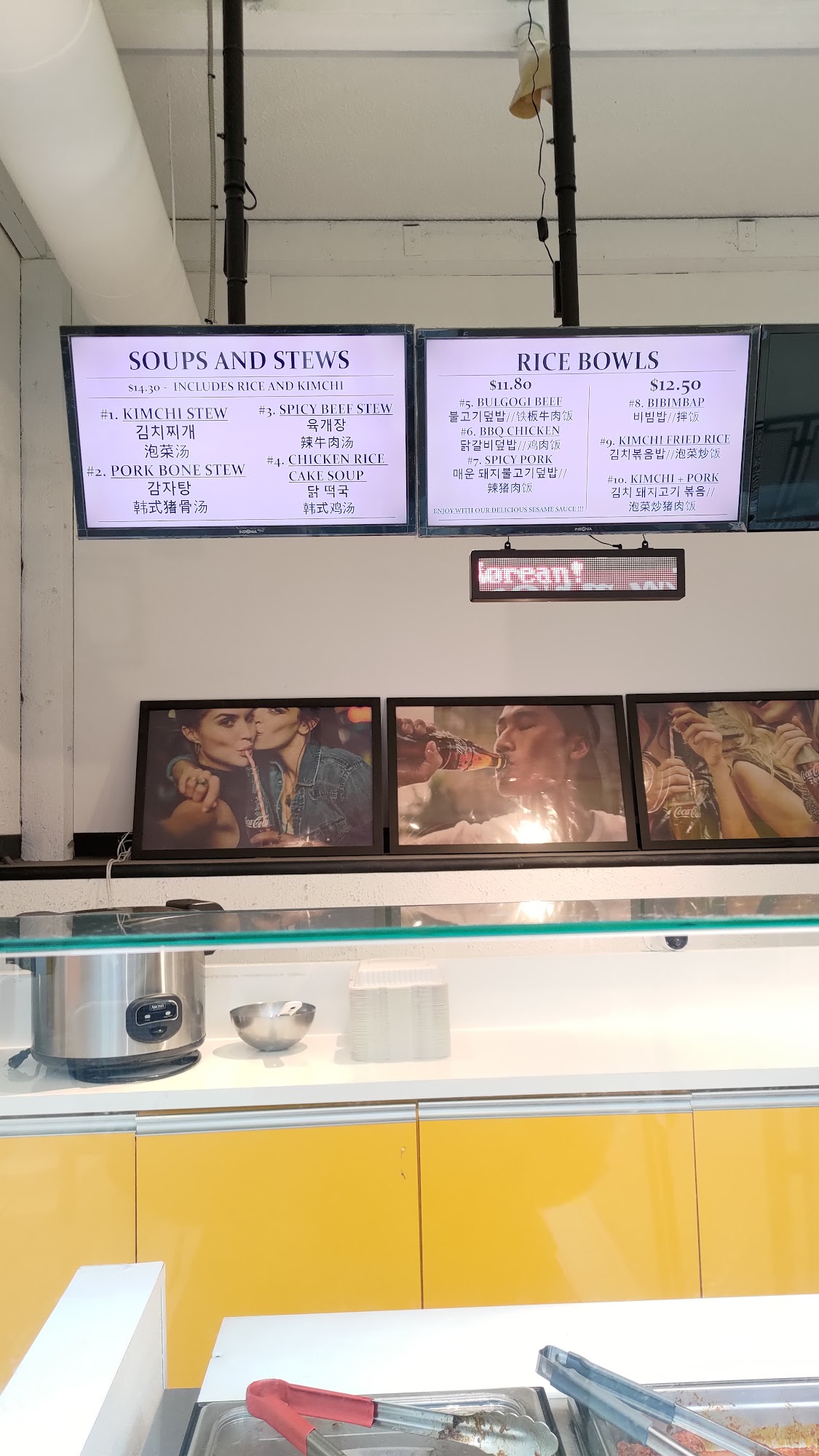 Chosun Korean Menu