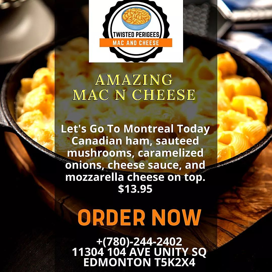 Twisted Perogies Menu