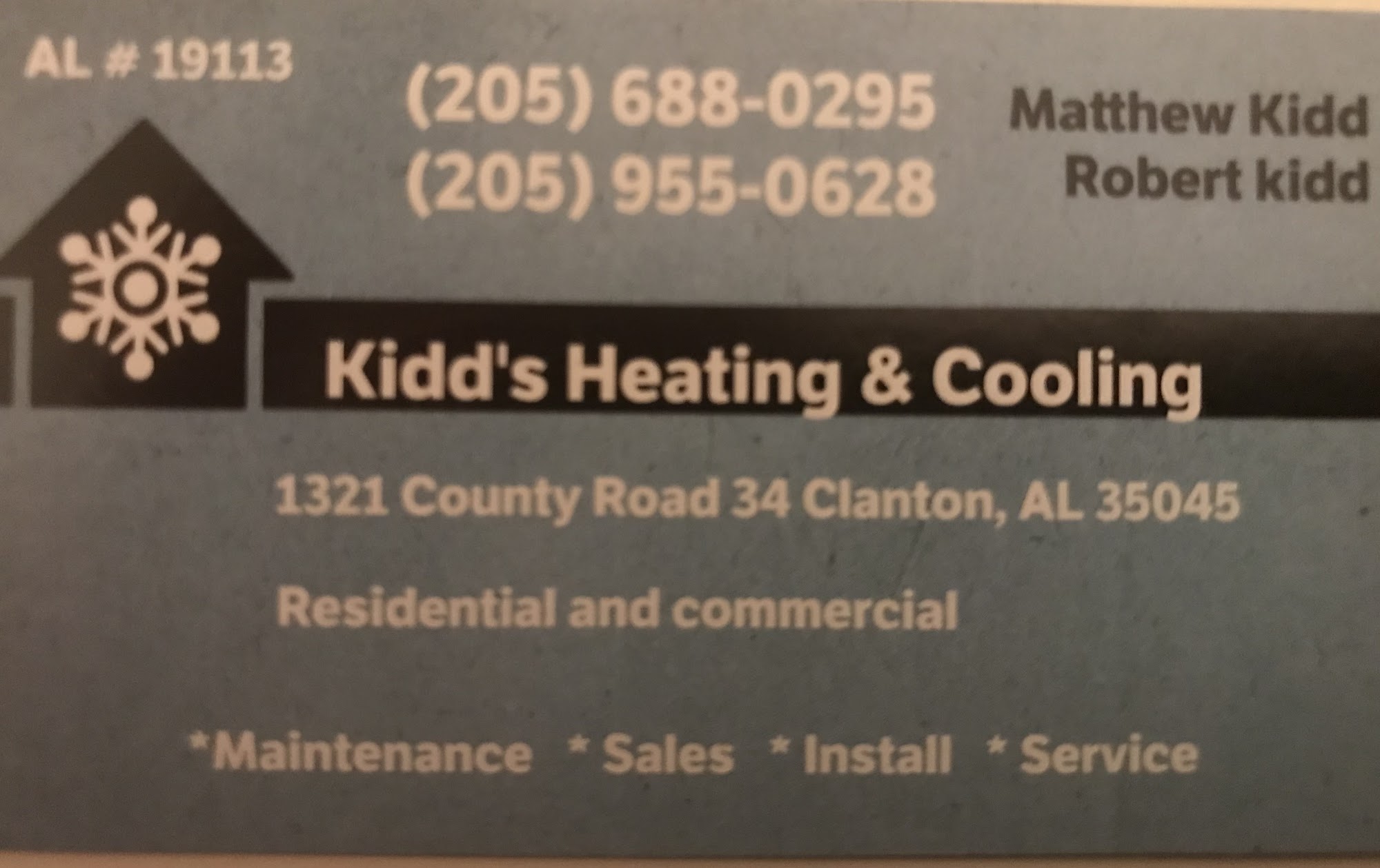 Kidd's Heating & Cooling