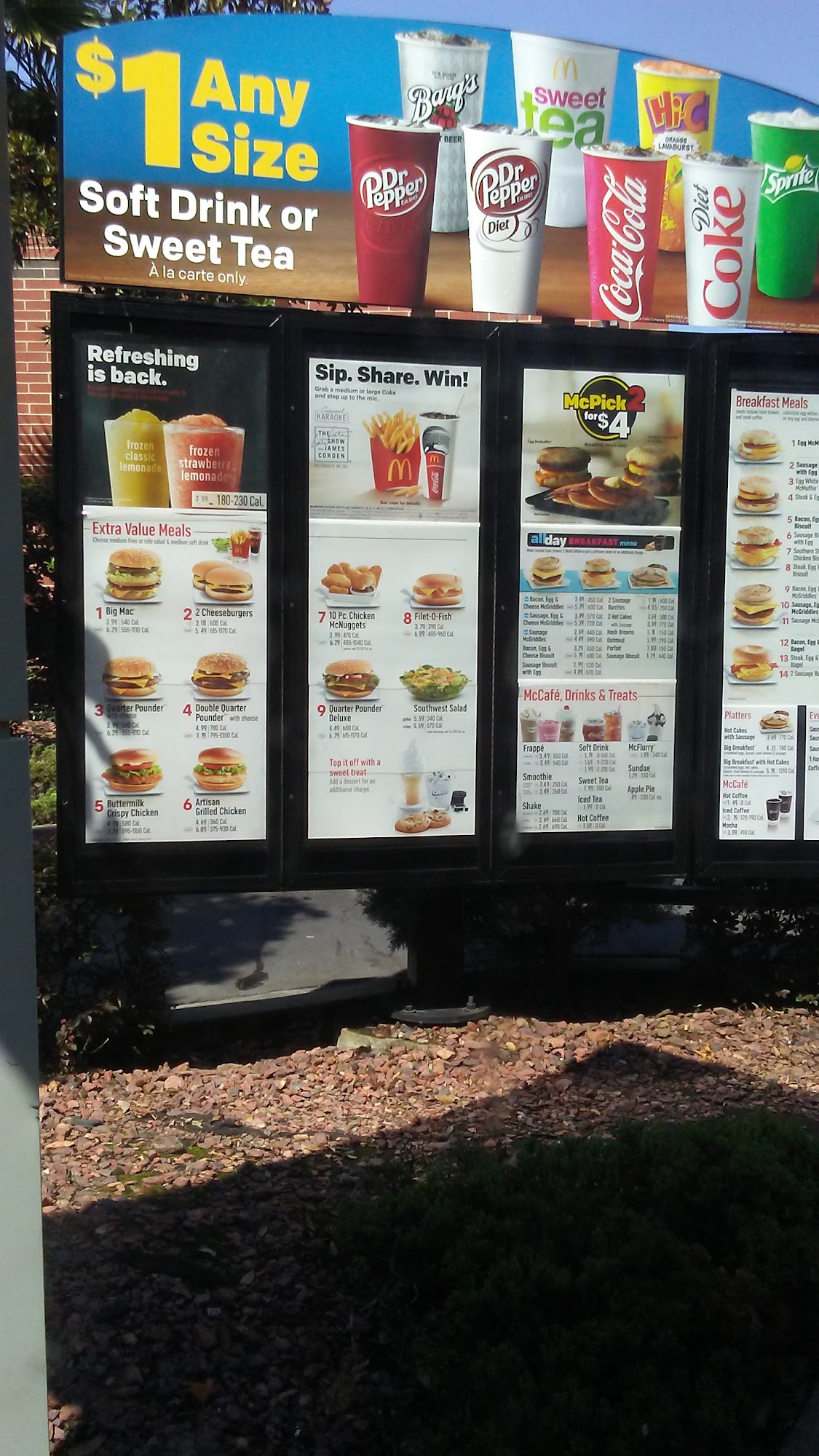 McDonald's Menu