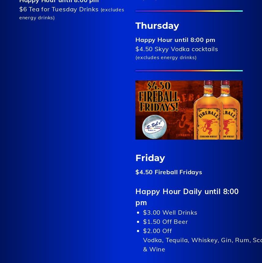 Flip Side Bar & Patio Menu