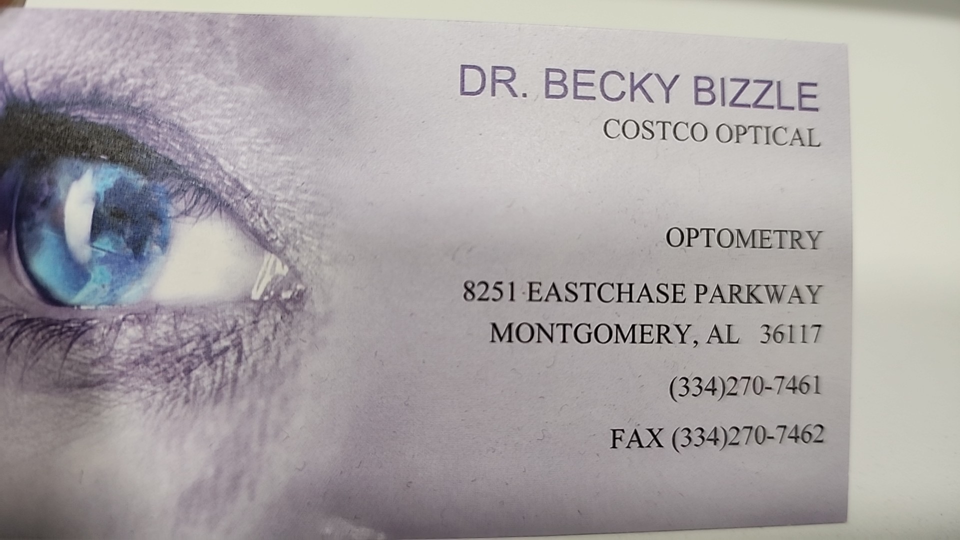 Dr. Becy. Bizzle, OD