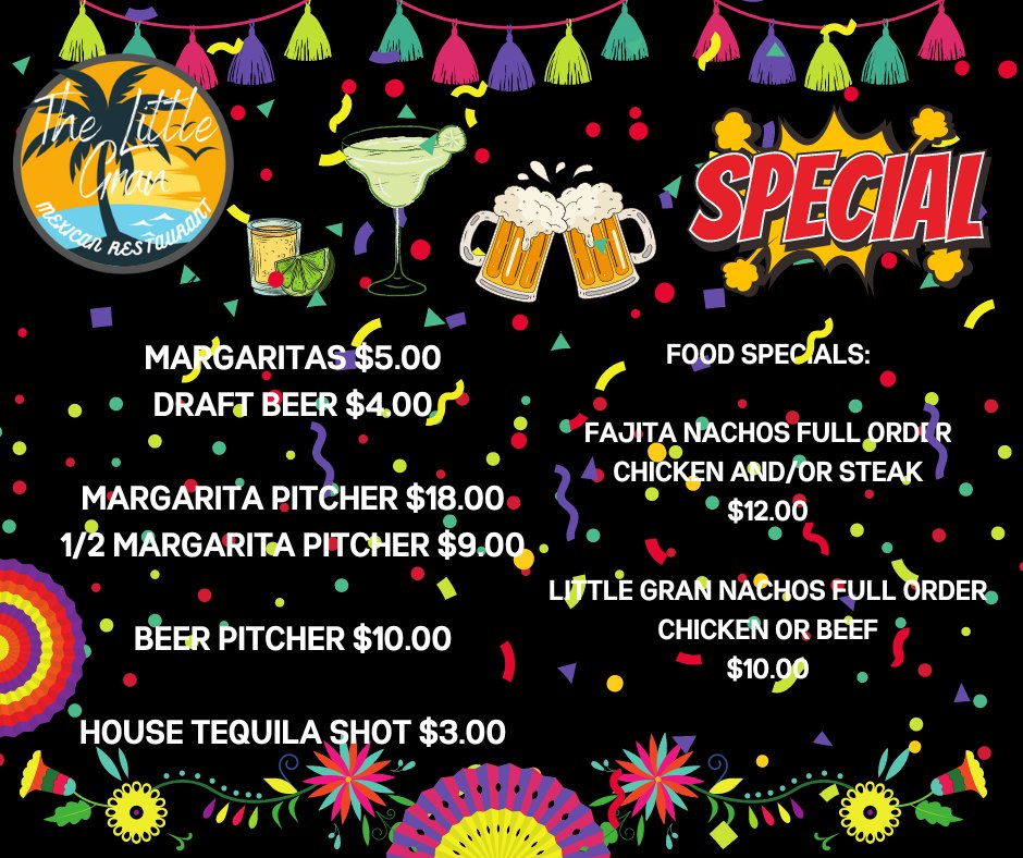 The Little Grand Menu