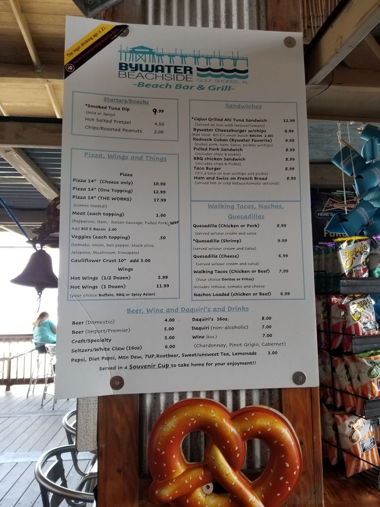 Bywater Restaurant, Orange Beach Menu, Reviews (20), Photos (10) Restaurantji