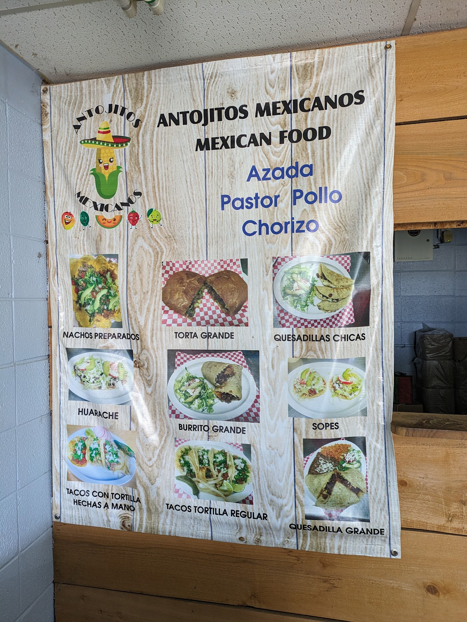 Antojitos Mexicanos Menu