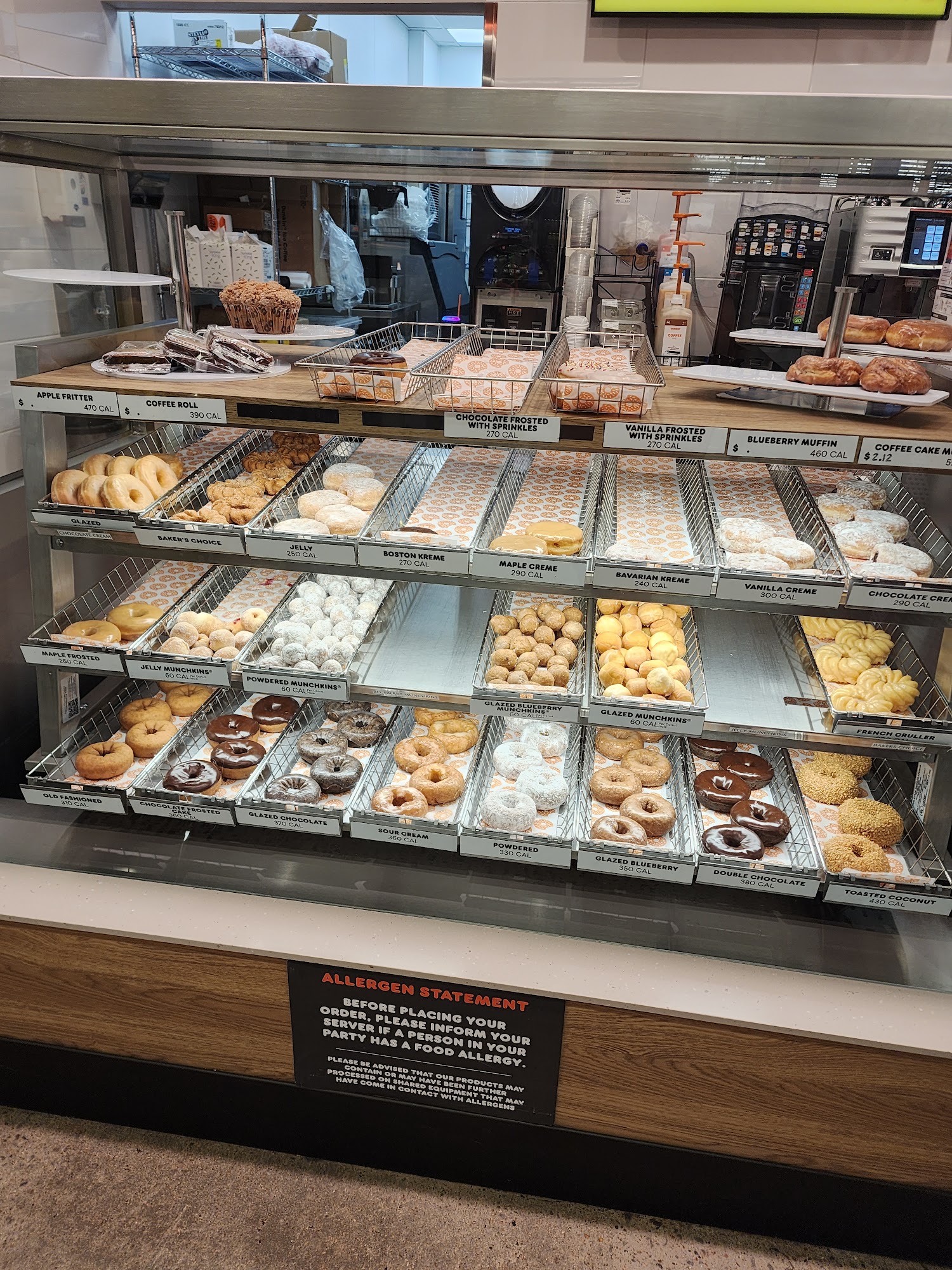 Dunkin' Menu