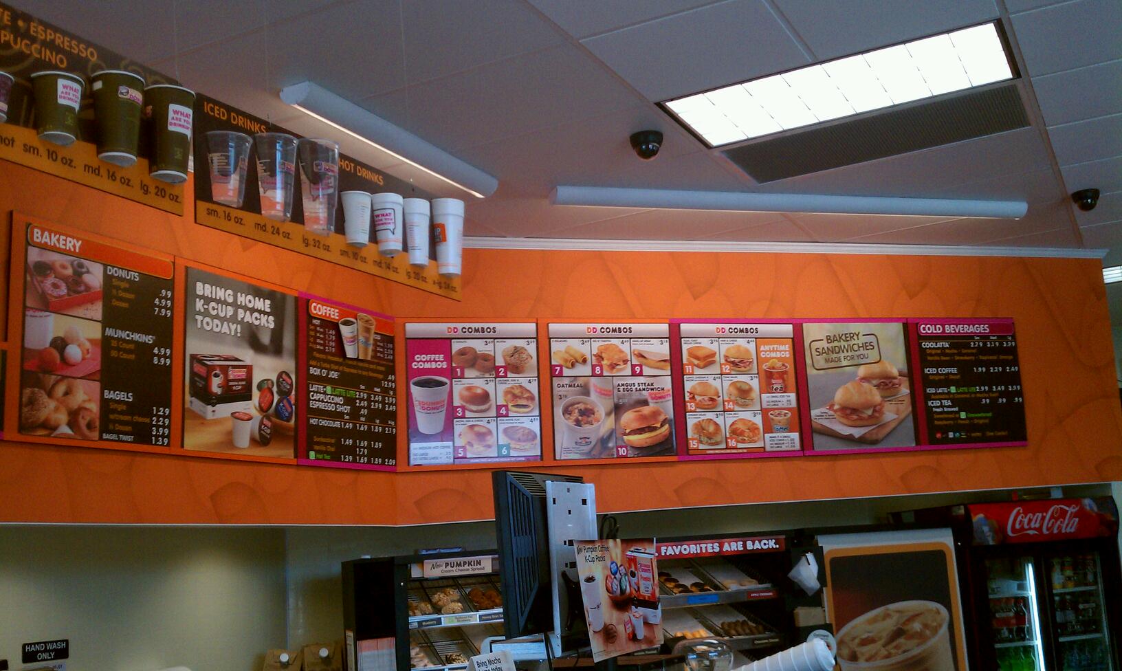 Dunkin' Menu