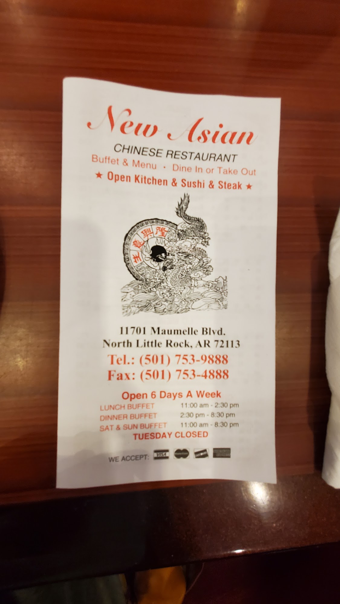 New Asian Chinese Restaurant Menu