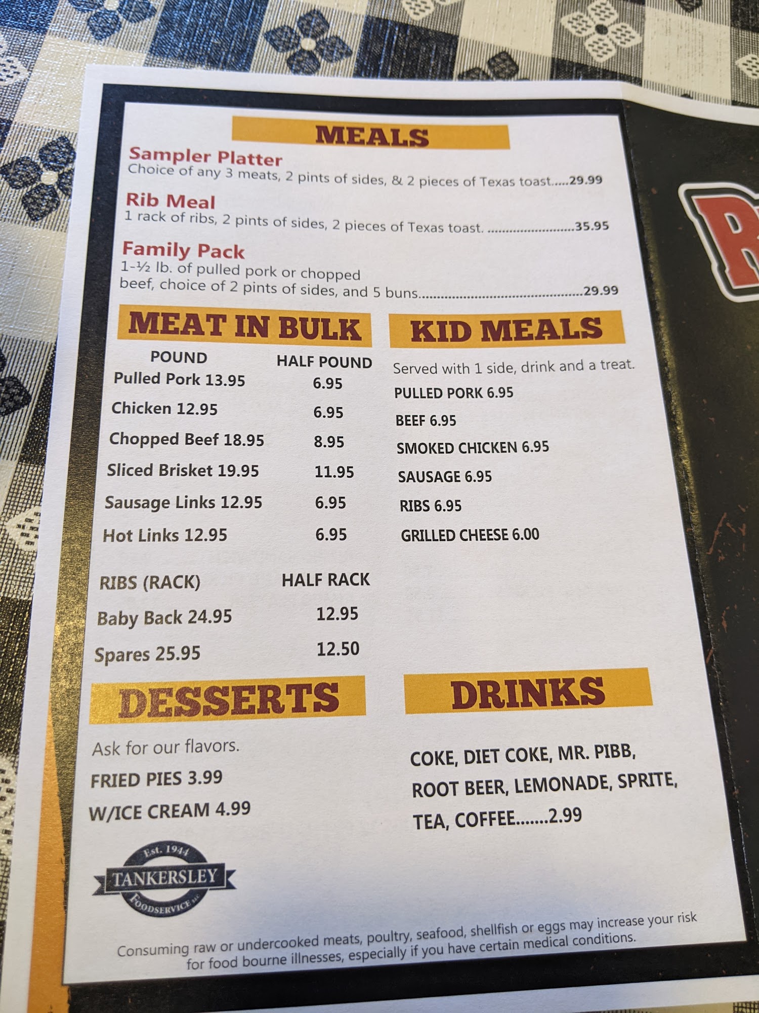 Rub ‘Em Tender BBQ, Van Buren - Menu, Reviews (48), Photos (14 ...