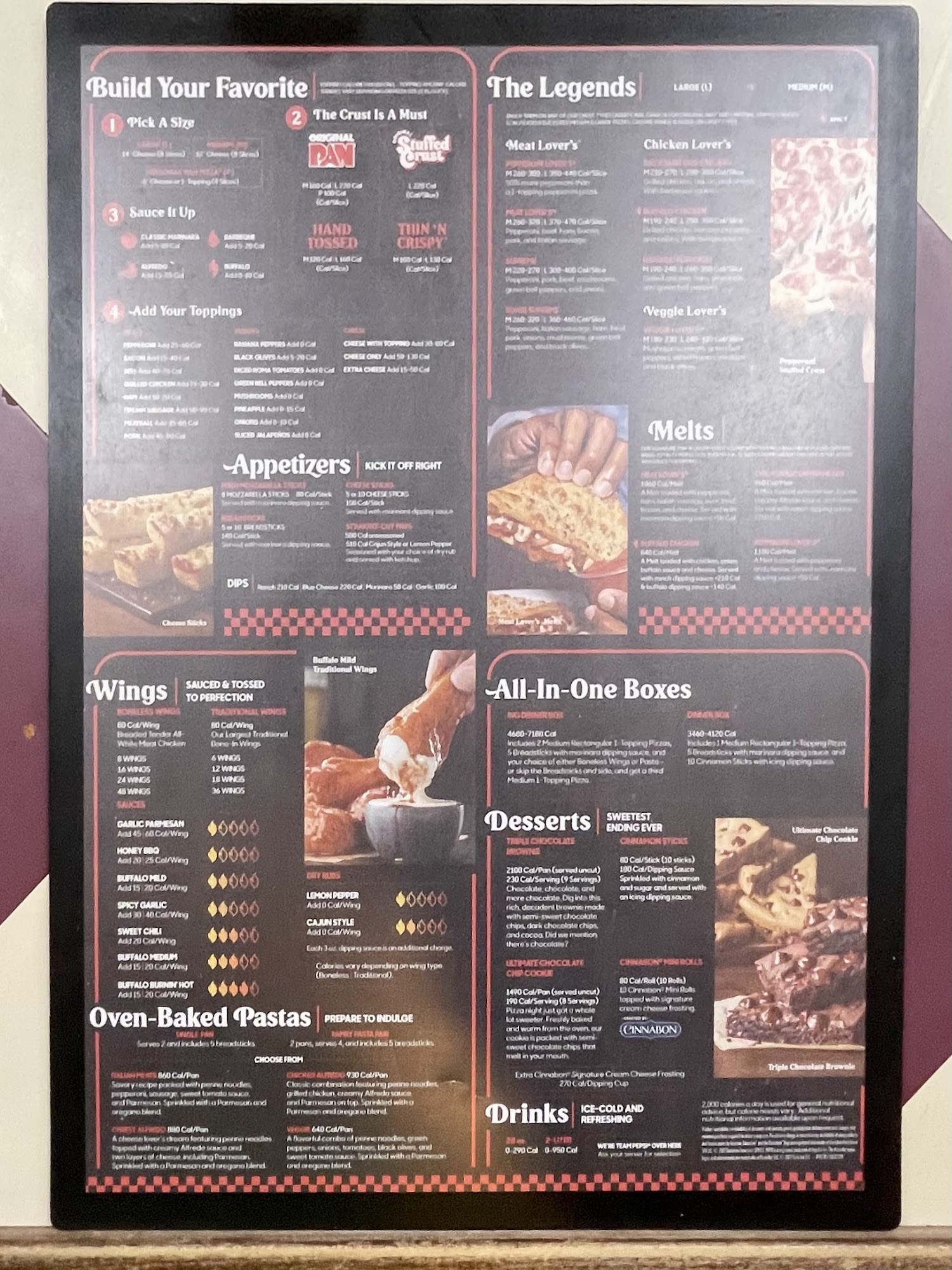 Pizza Hut Menu