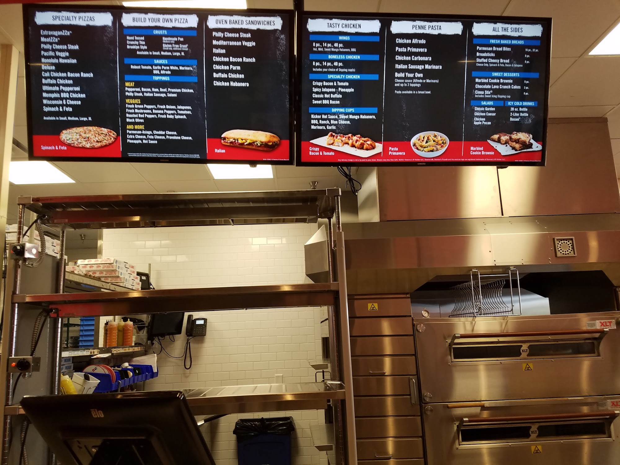 Domino's Pizza Menu