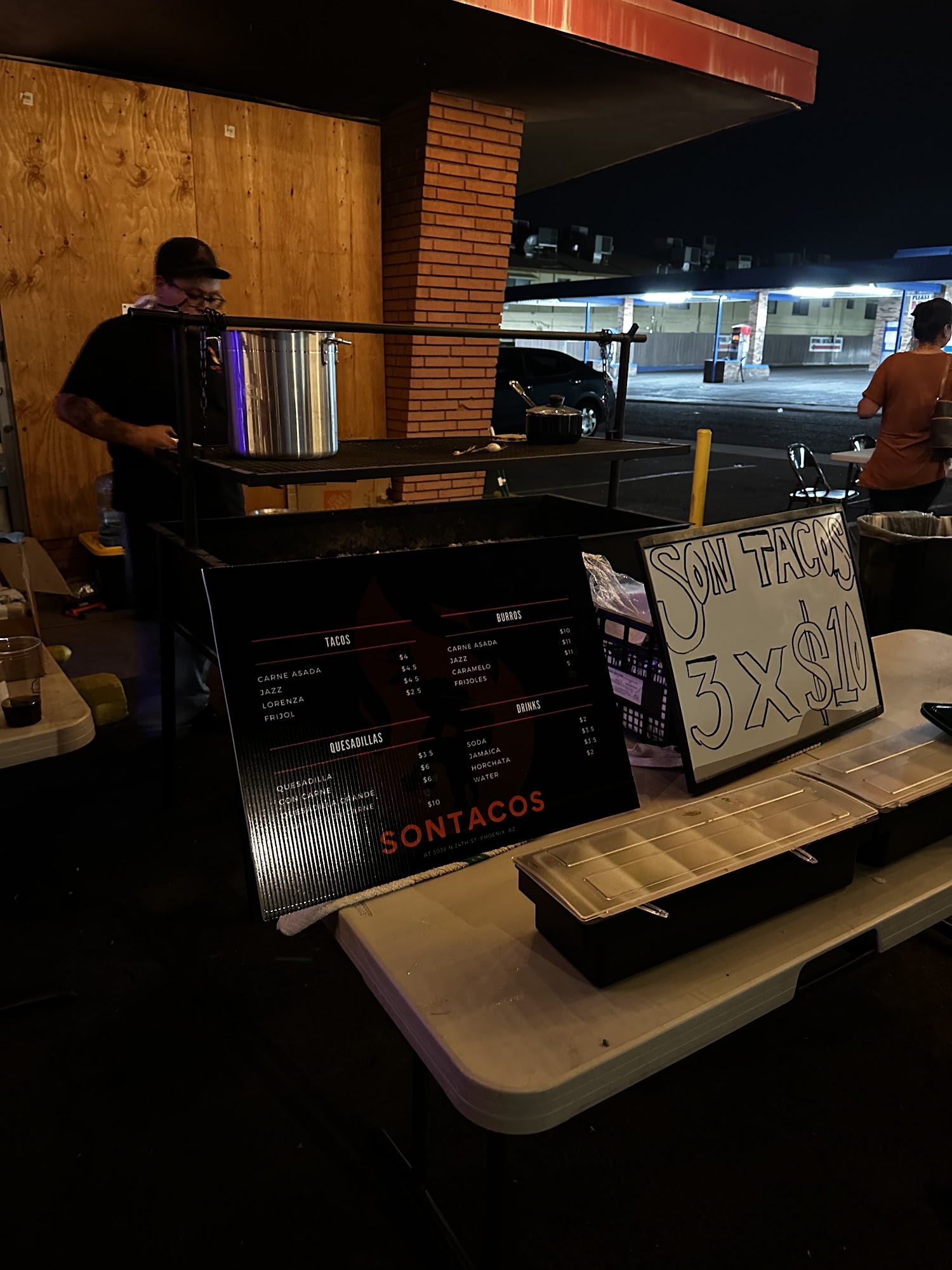 Sontacos Al Carbon Menu