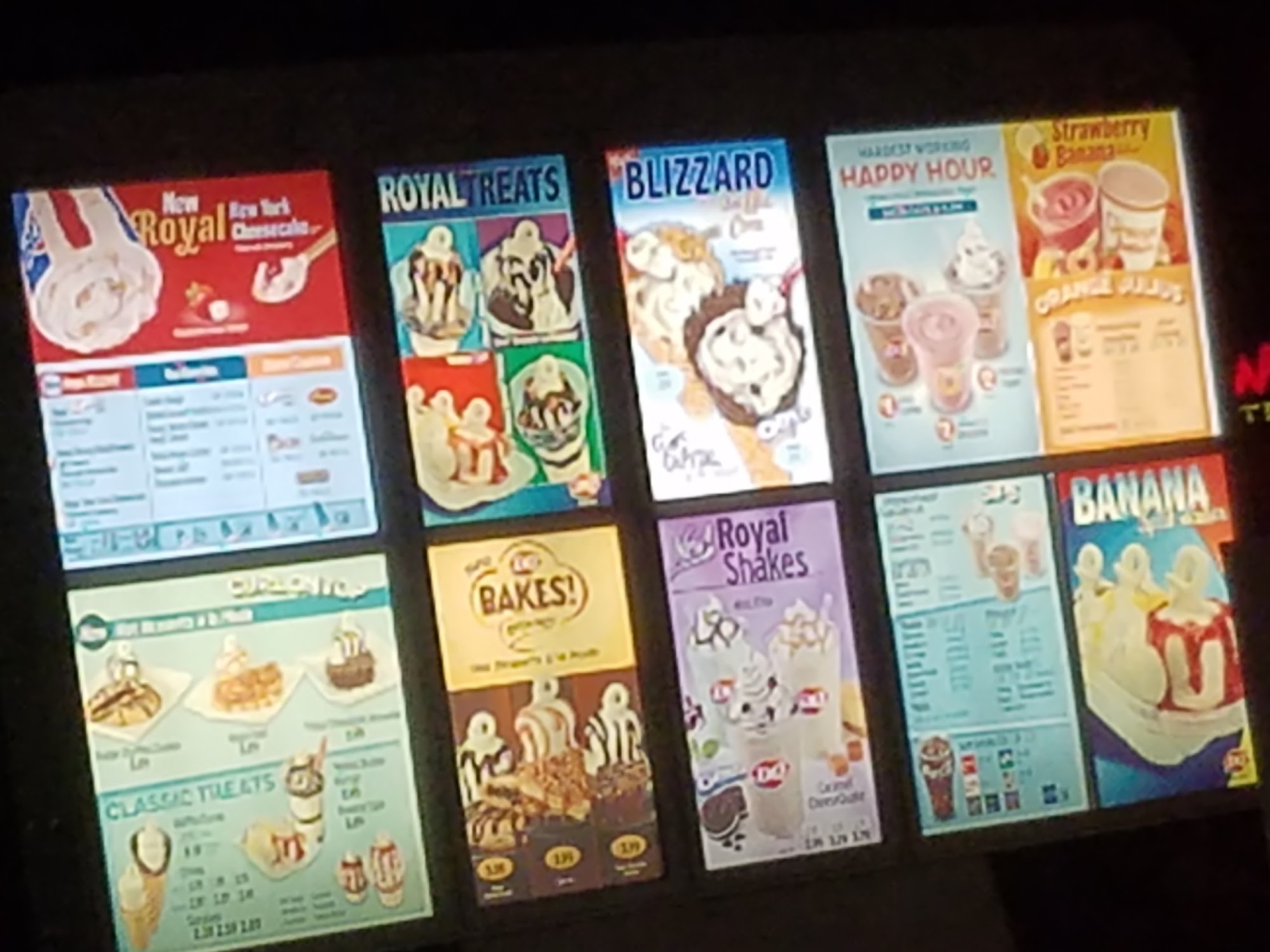 Dairy Queen Store Menu