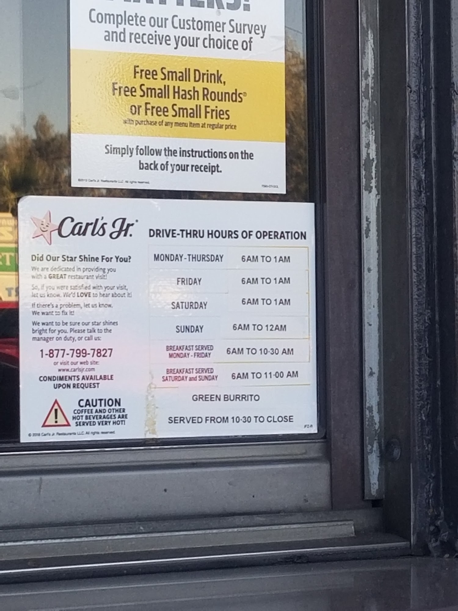 Carl’s Jr. Menu