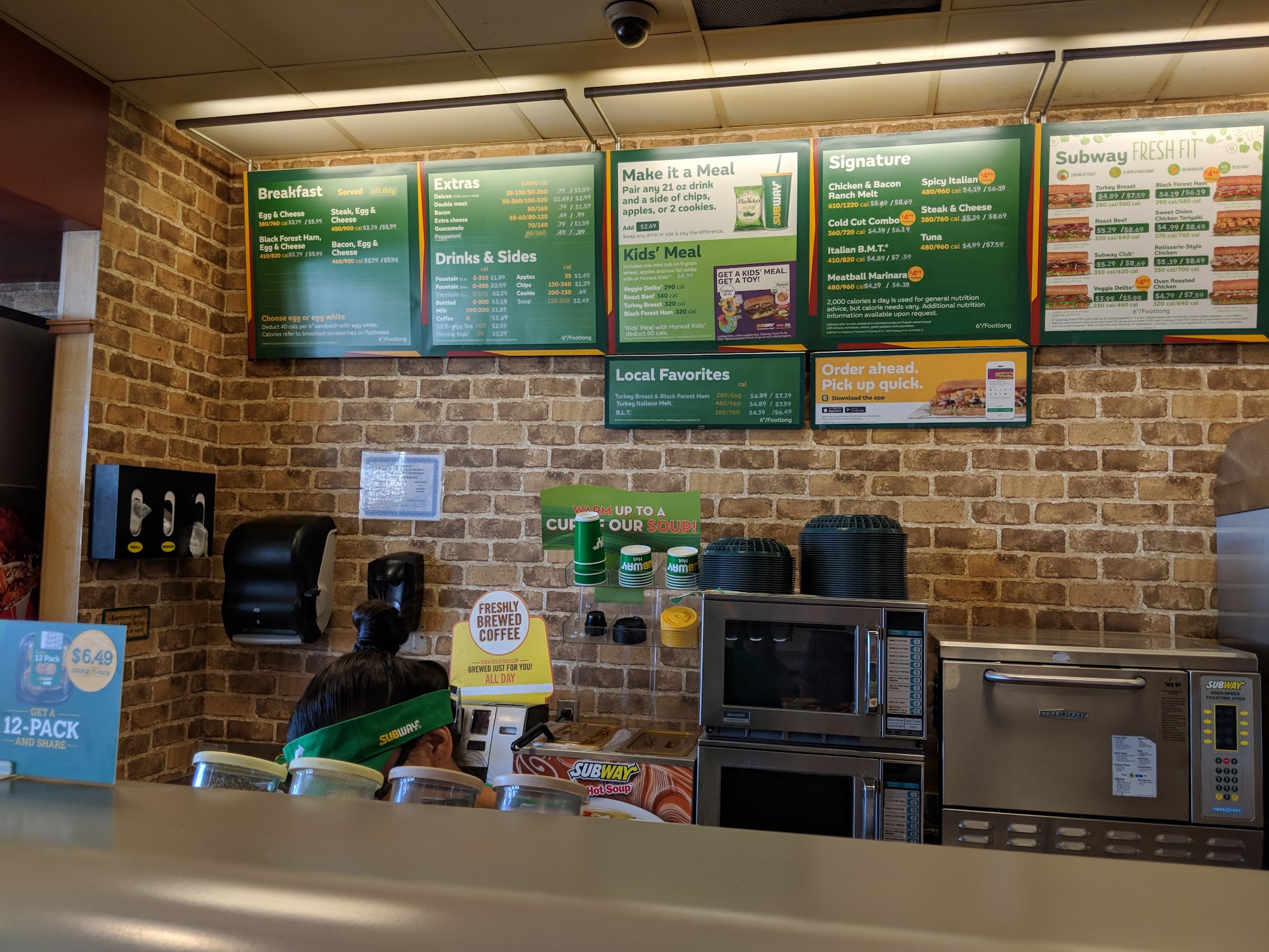 Subway Menu
