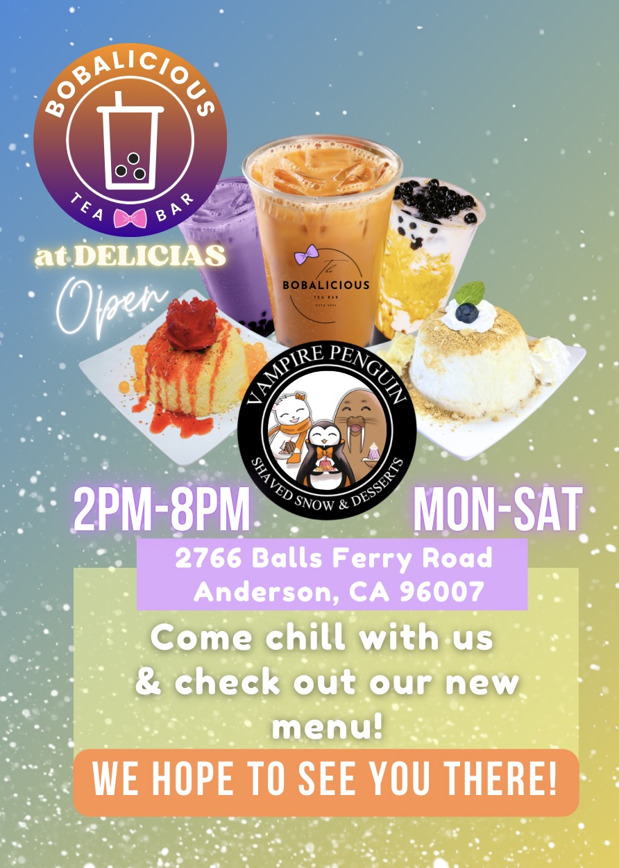 Bobalicious Tea Bar Menu