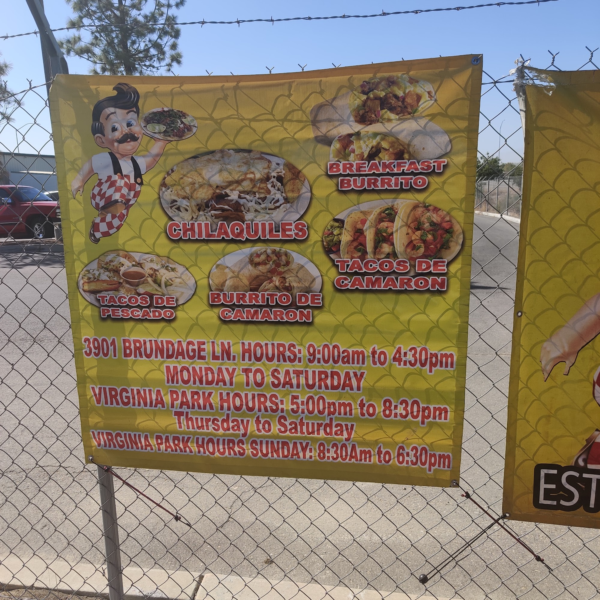 Tacos Miguelitos Menu