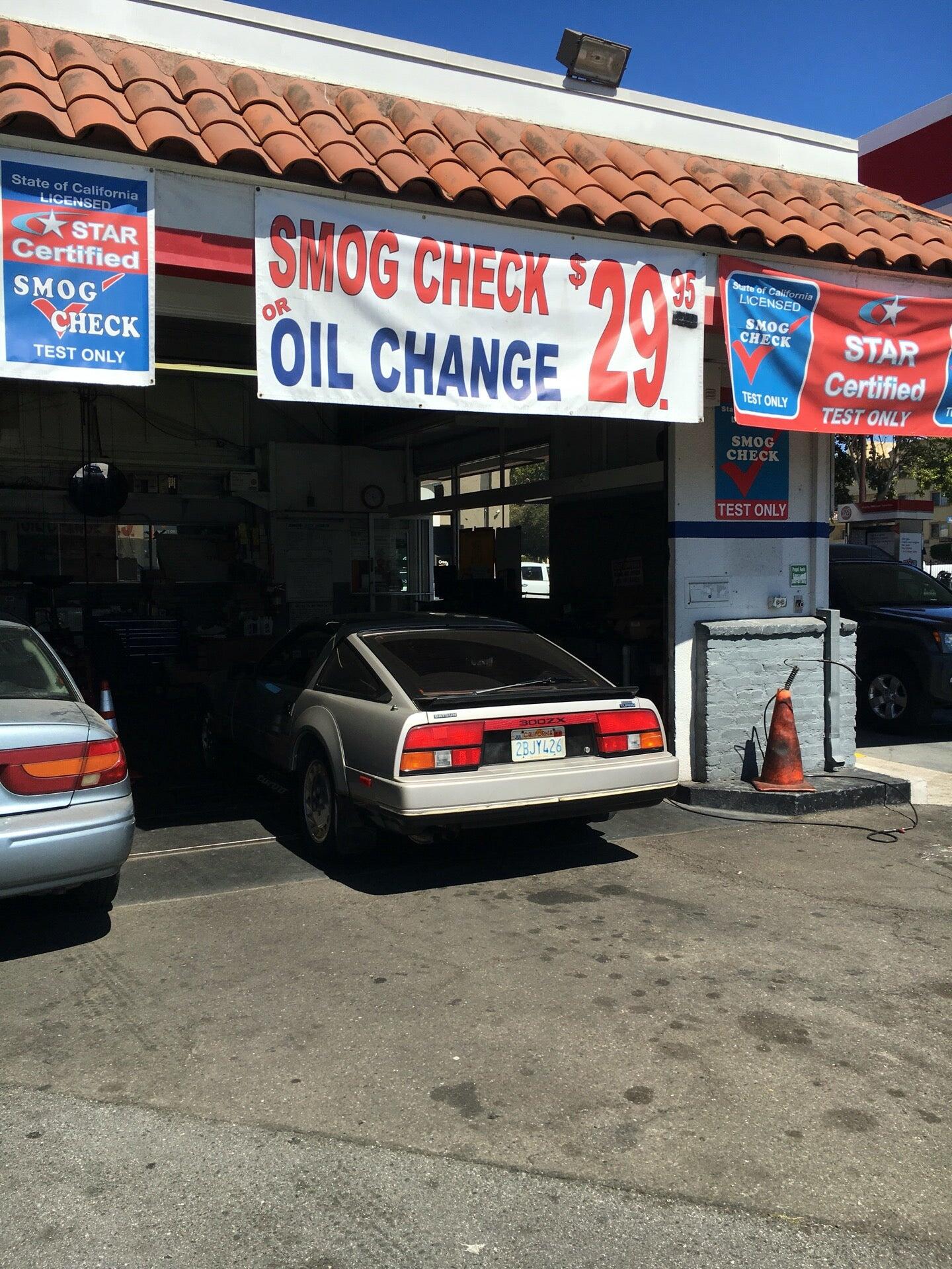15 Minute Smog Test and Oil Change Repair Station