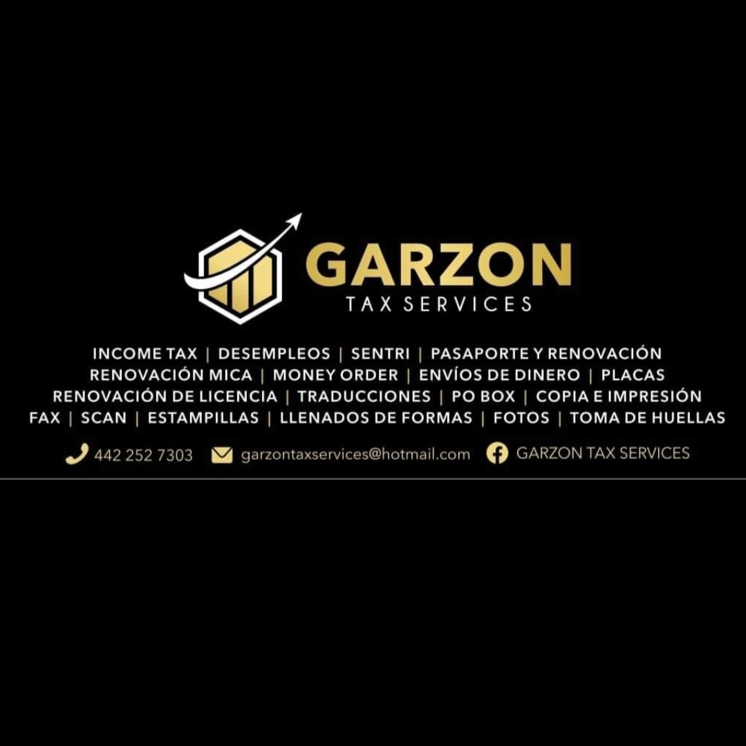 GARZON TAX SERVICES 201 Paulin Ave suite 2, Calexico California 92231