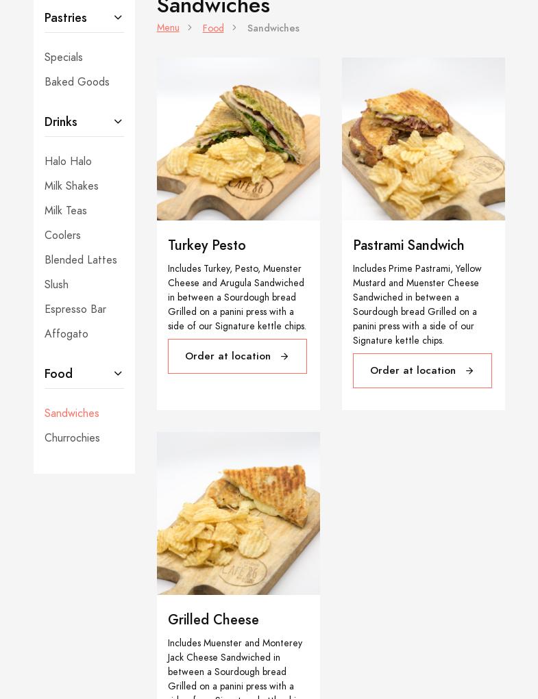 Cafe 86 - Daly City Menu