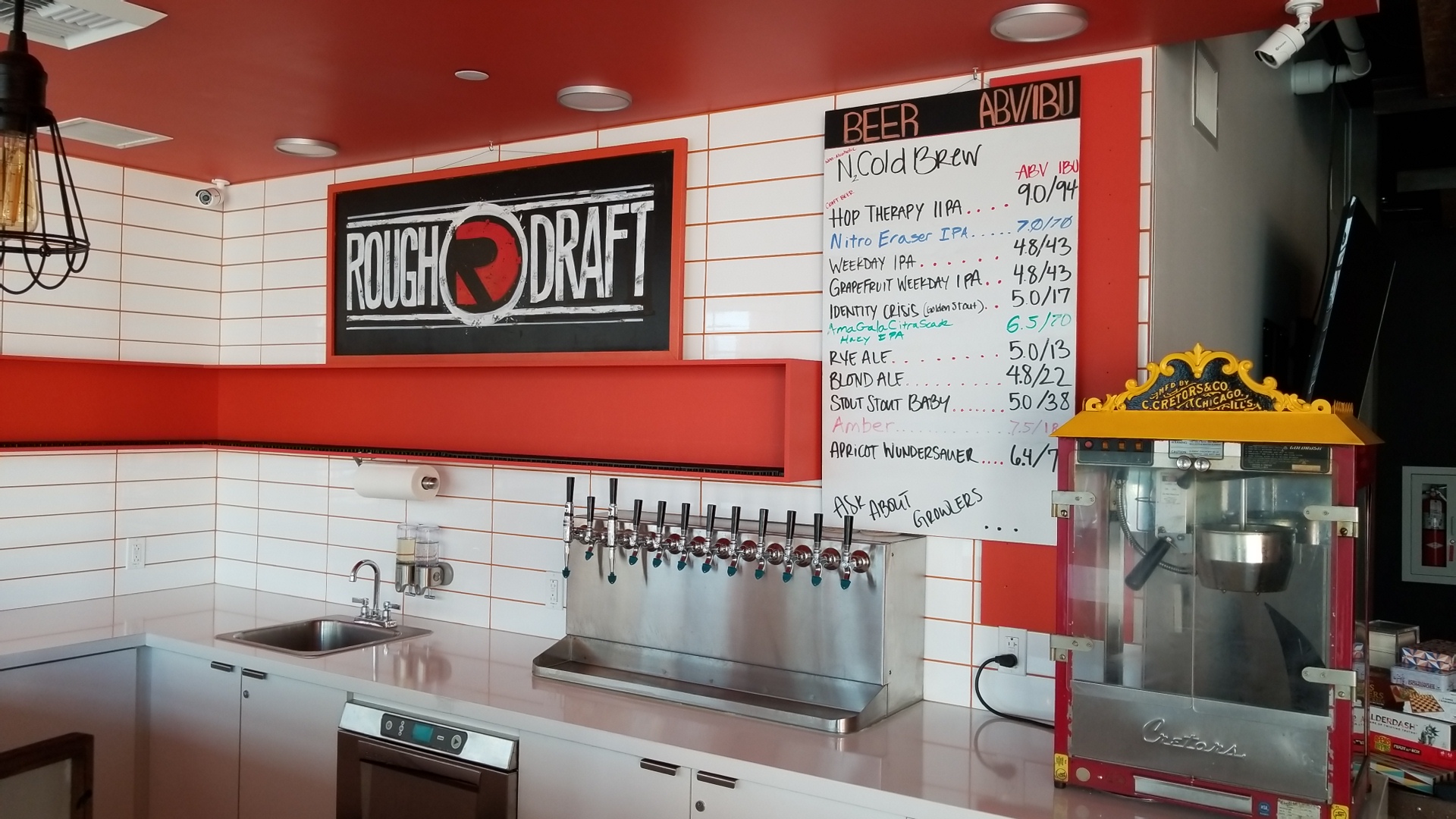 Rough Draft Brewing Pub - UCSD Menu