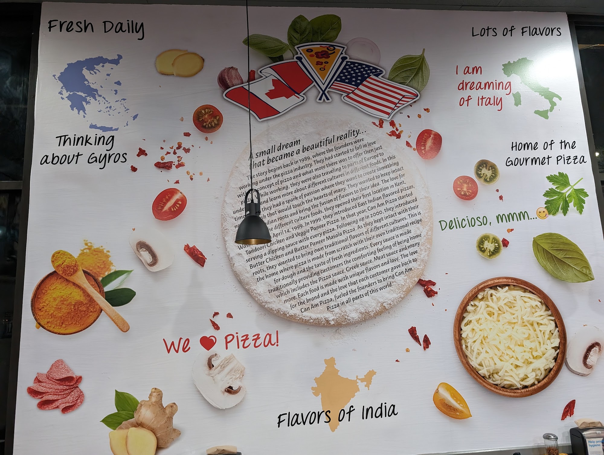 Can Am Pizza Menu