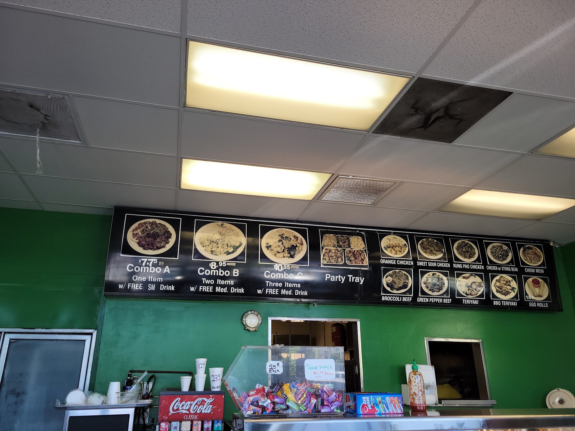 Hong Kong Express Menu