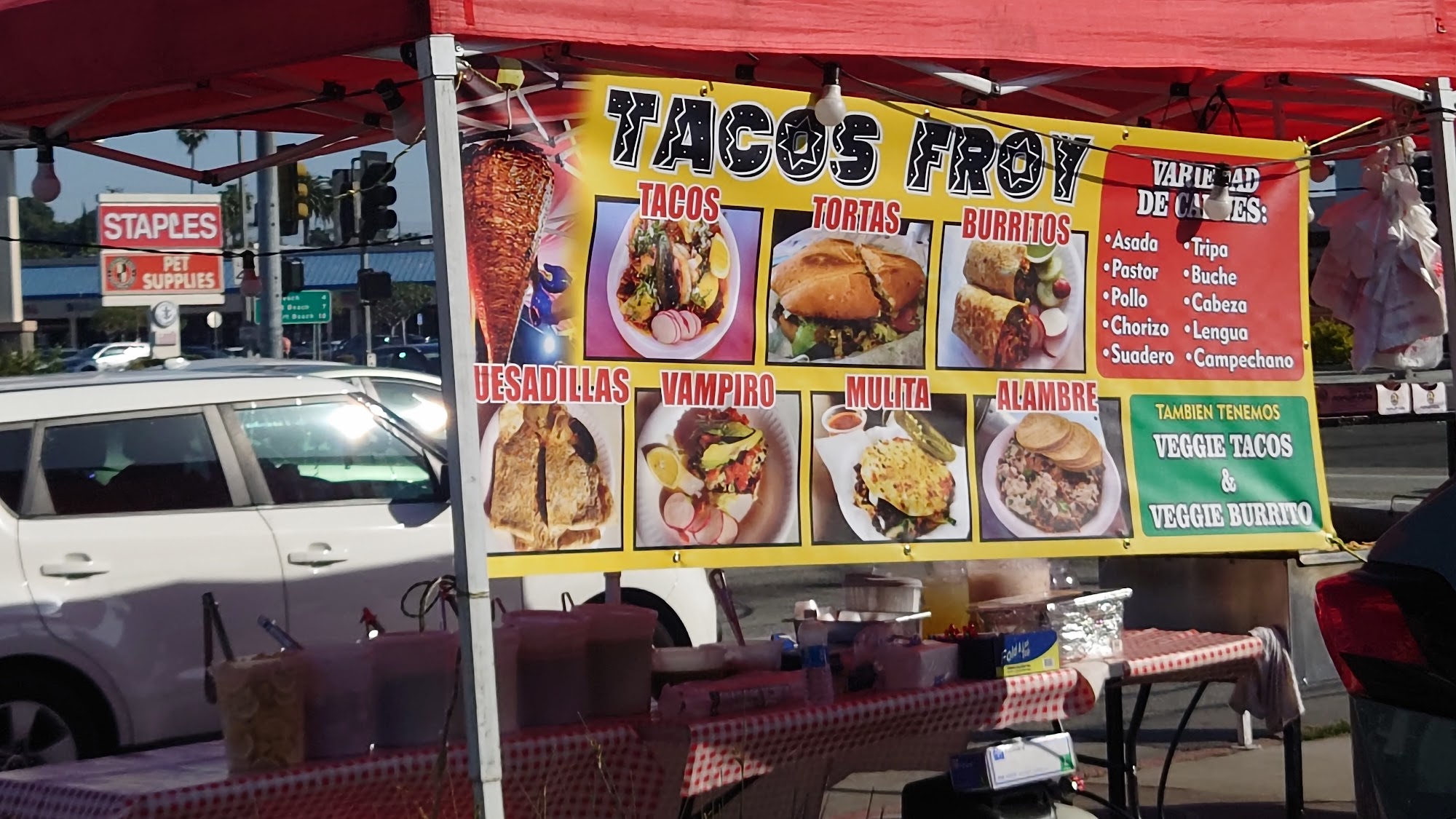 Tacos FROY Menu