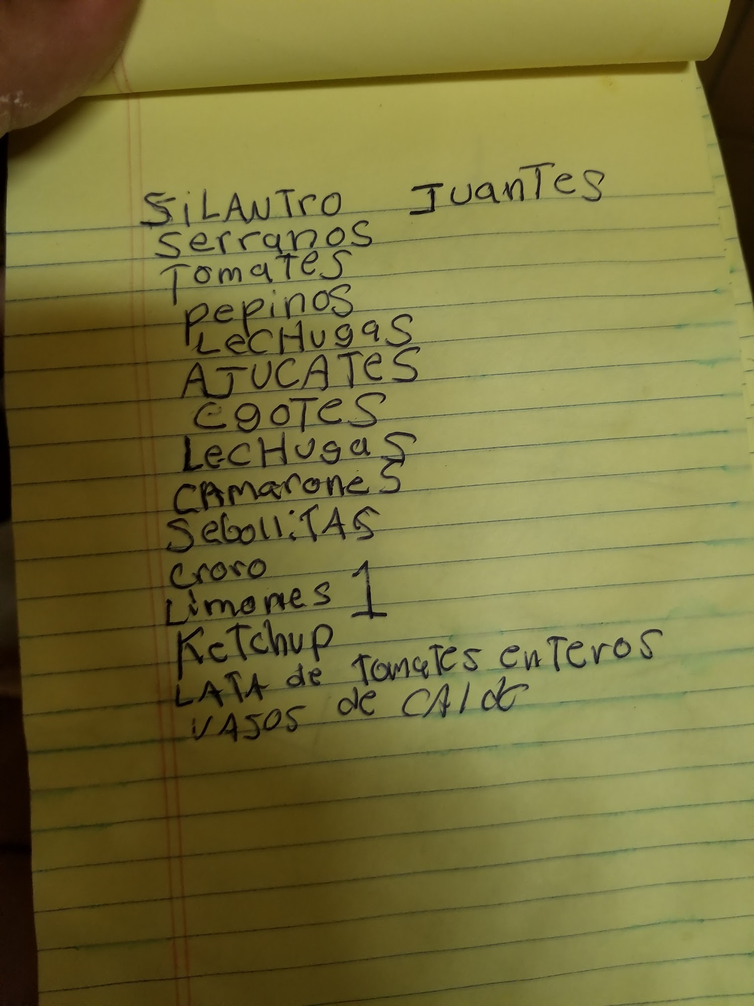 El Appetito Inc Menu