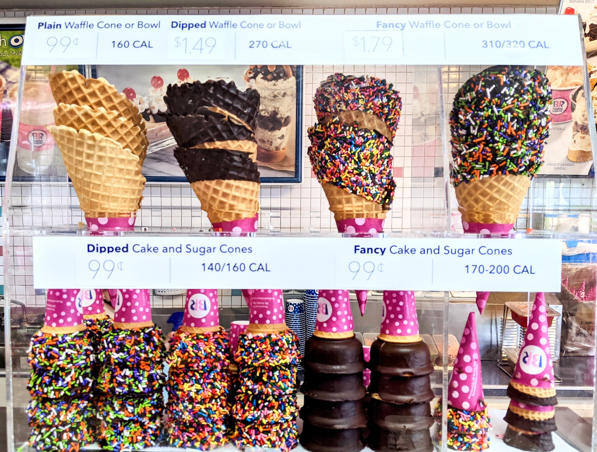 Baskin-Robbins Menu