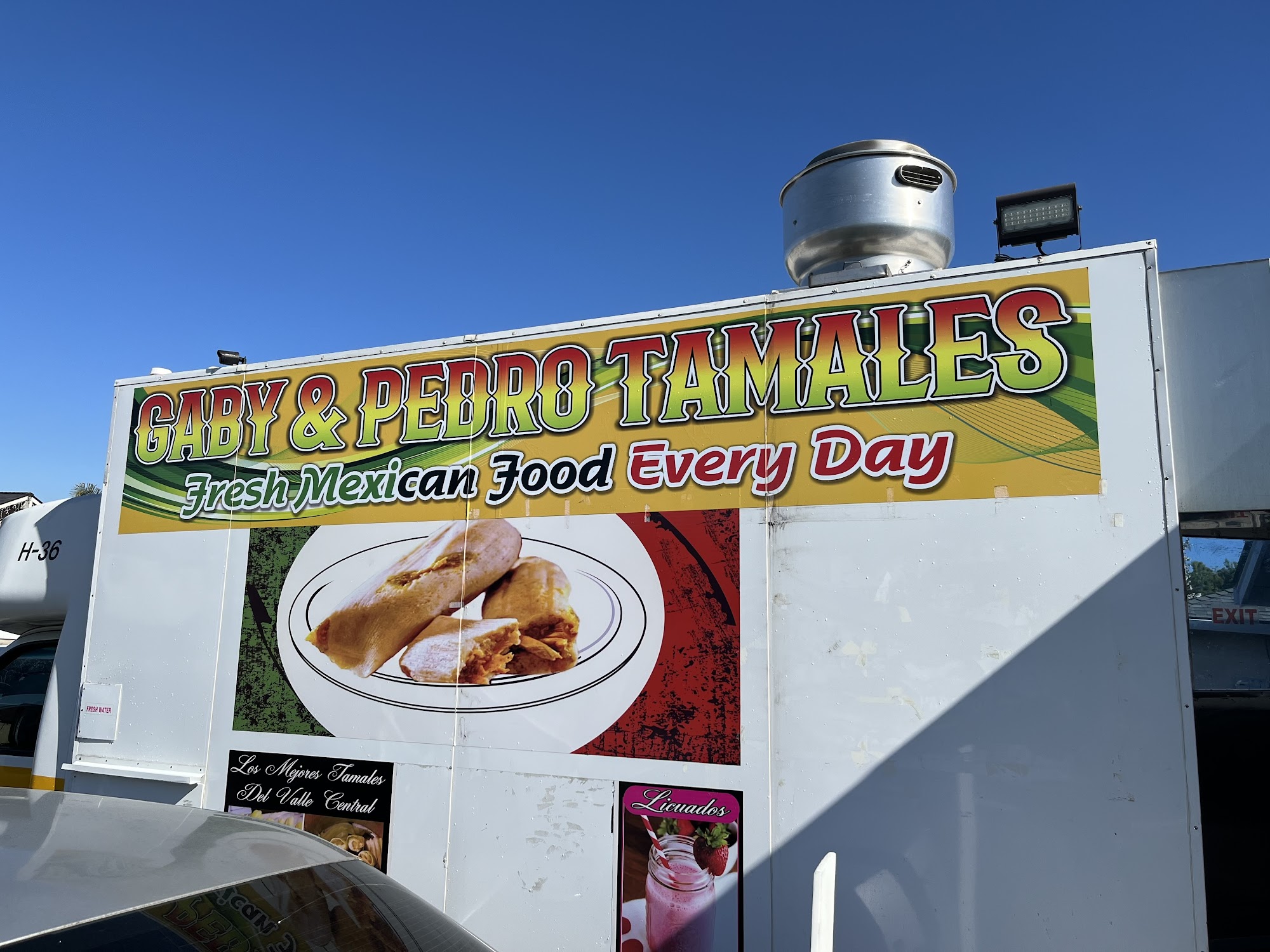 Tamales Gaby & Pedro Menu