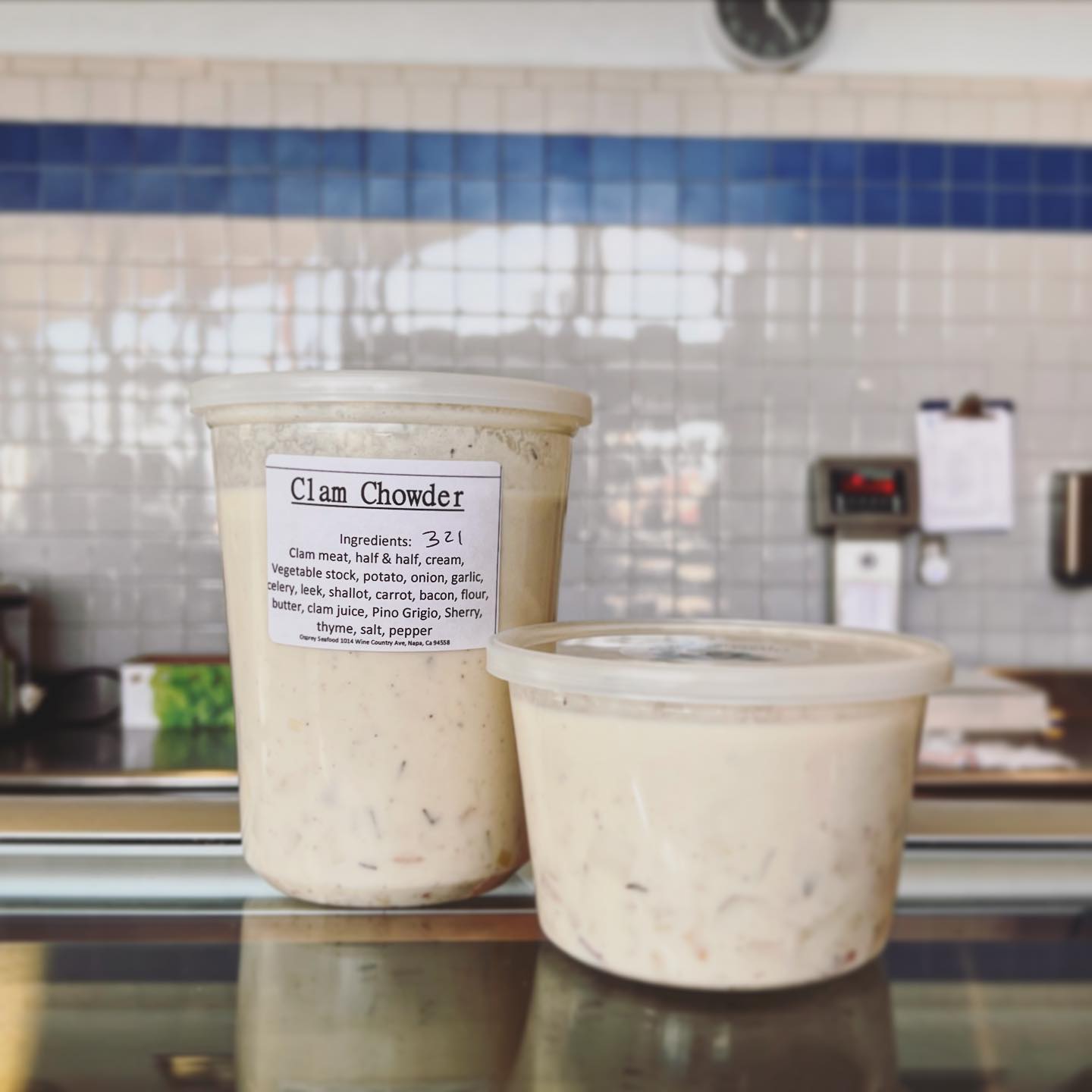 Osprey Seafood of California Menu