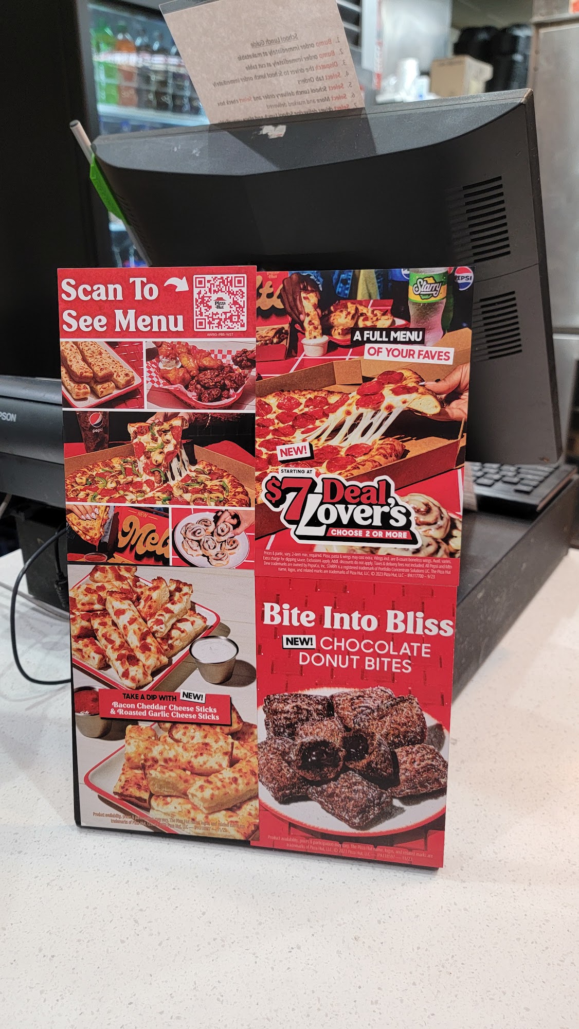Pizza Hut Menu