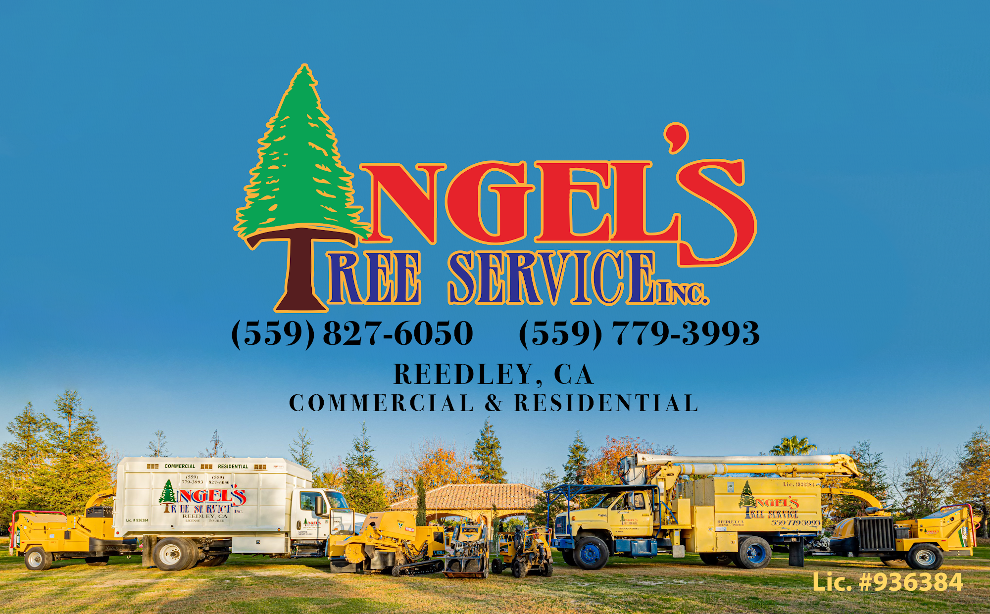 Angel's Tree Service Inc 42372 Rd 56, Reedley California 93654