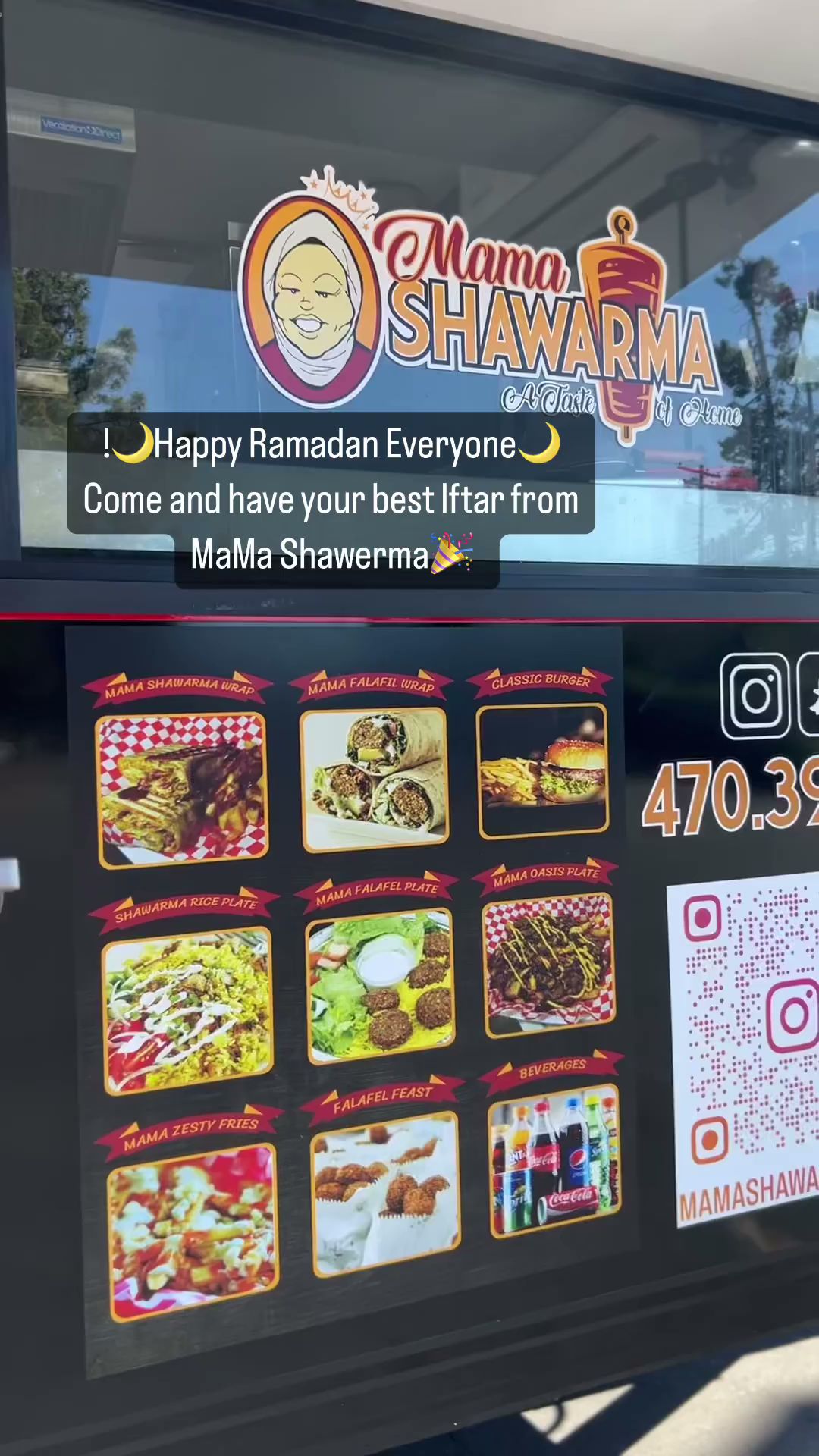 Mama Shawarma | Food Trailer | Halal Menu