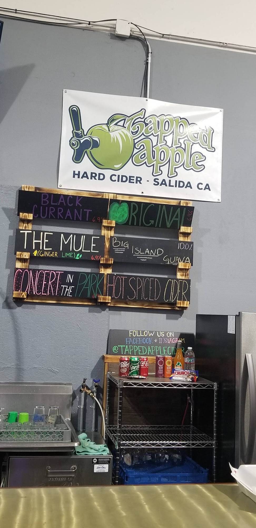 Tapped Apple Cider Menu