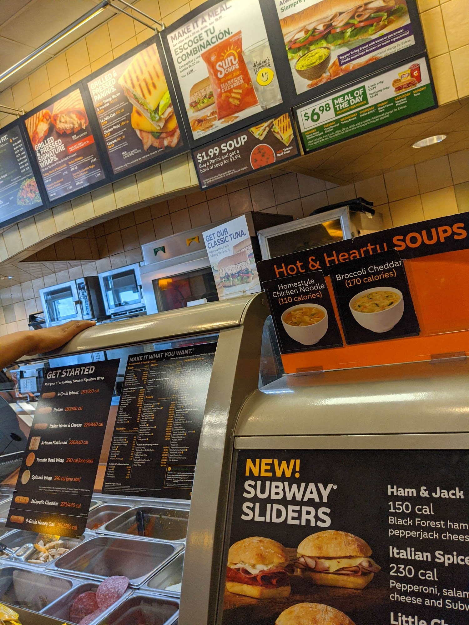Subway Menu