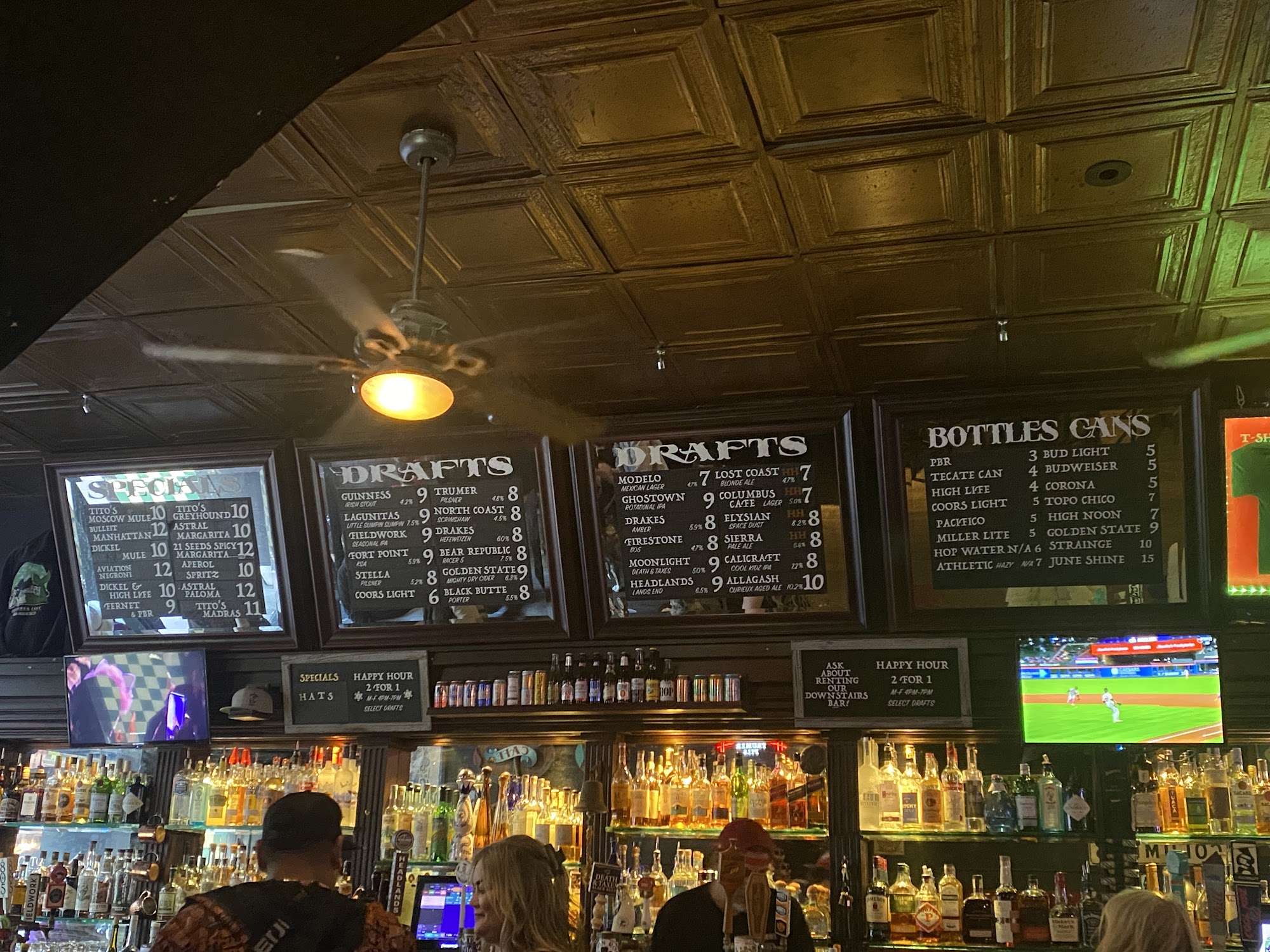 Columbus Cafe Menu